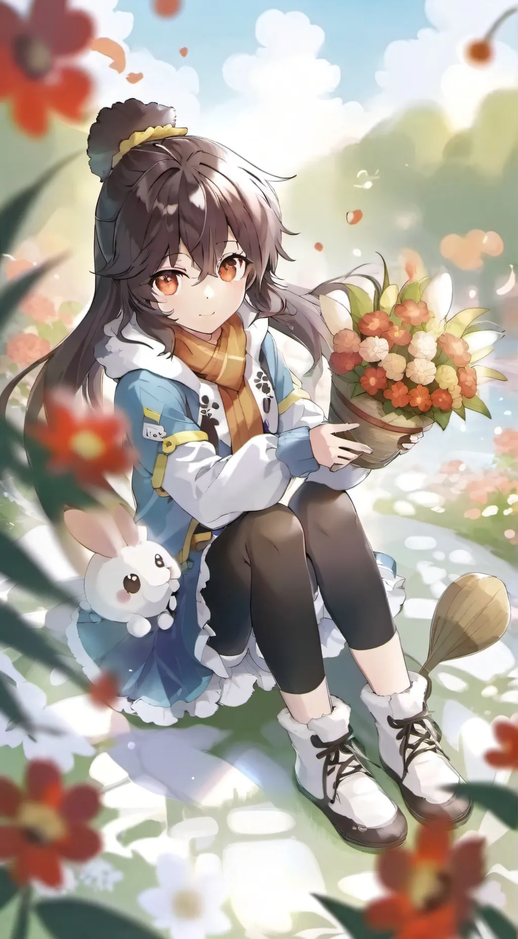 ai character: Akari background