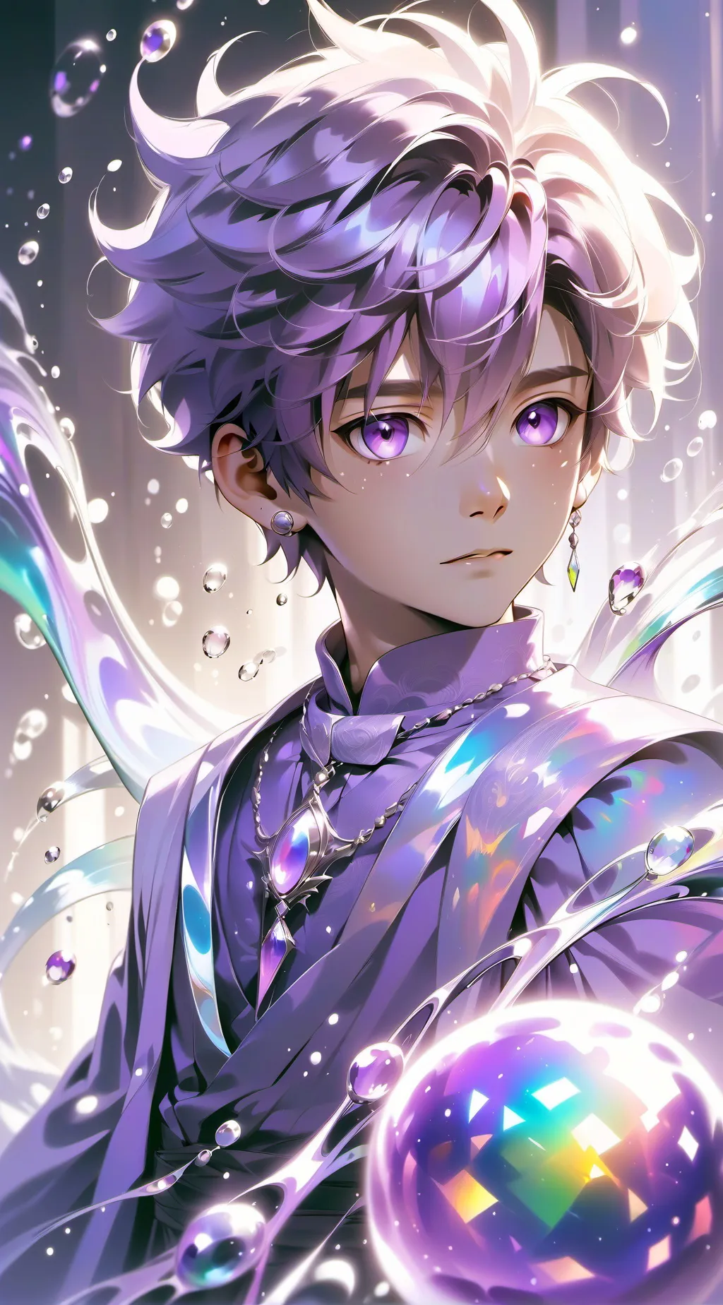 ai character: Taehyung  background