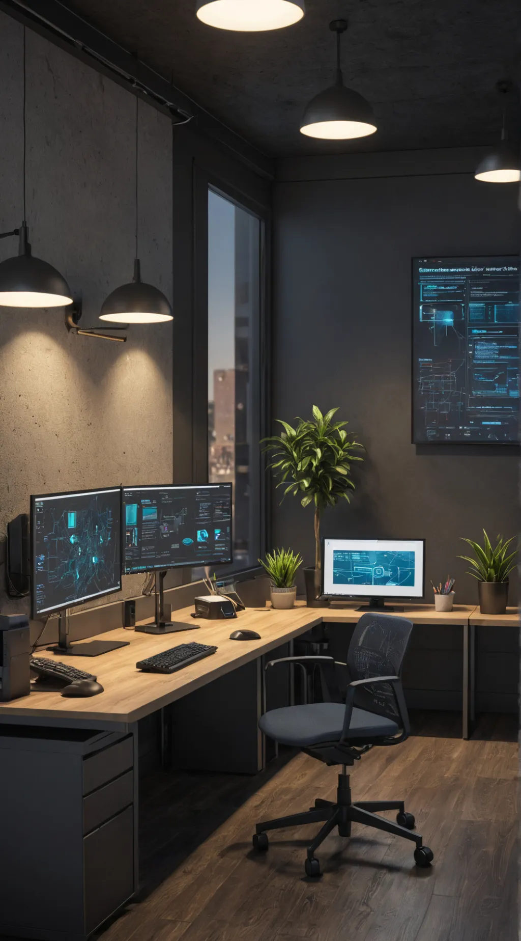 ai character: Cyber Guardian Tyc background