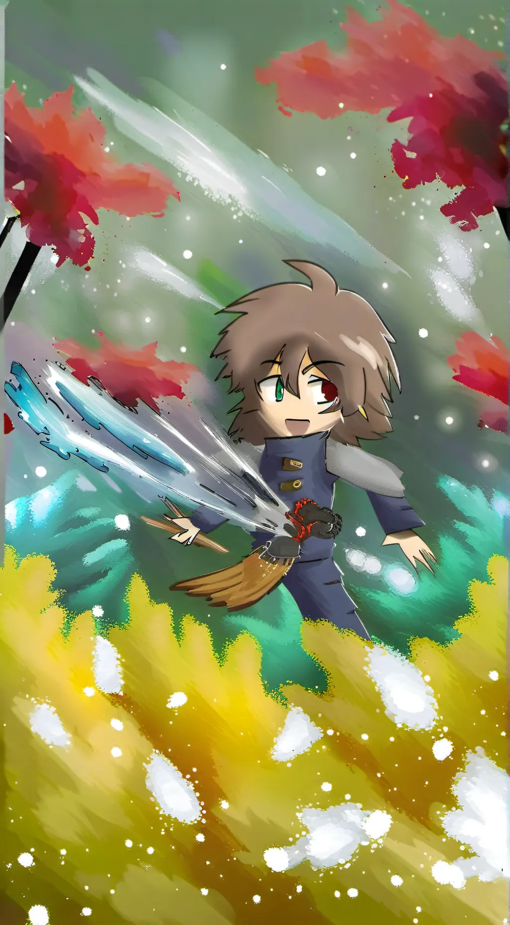 ai character: Lune The Wolf background