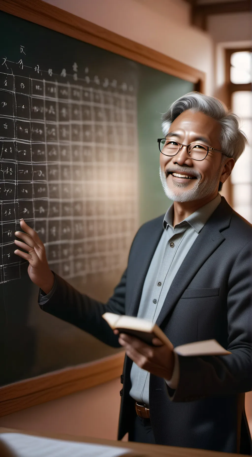 ai character: Teachers background