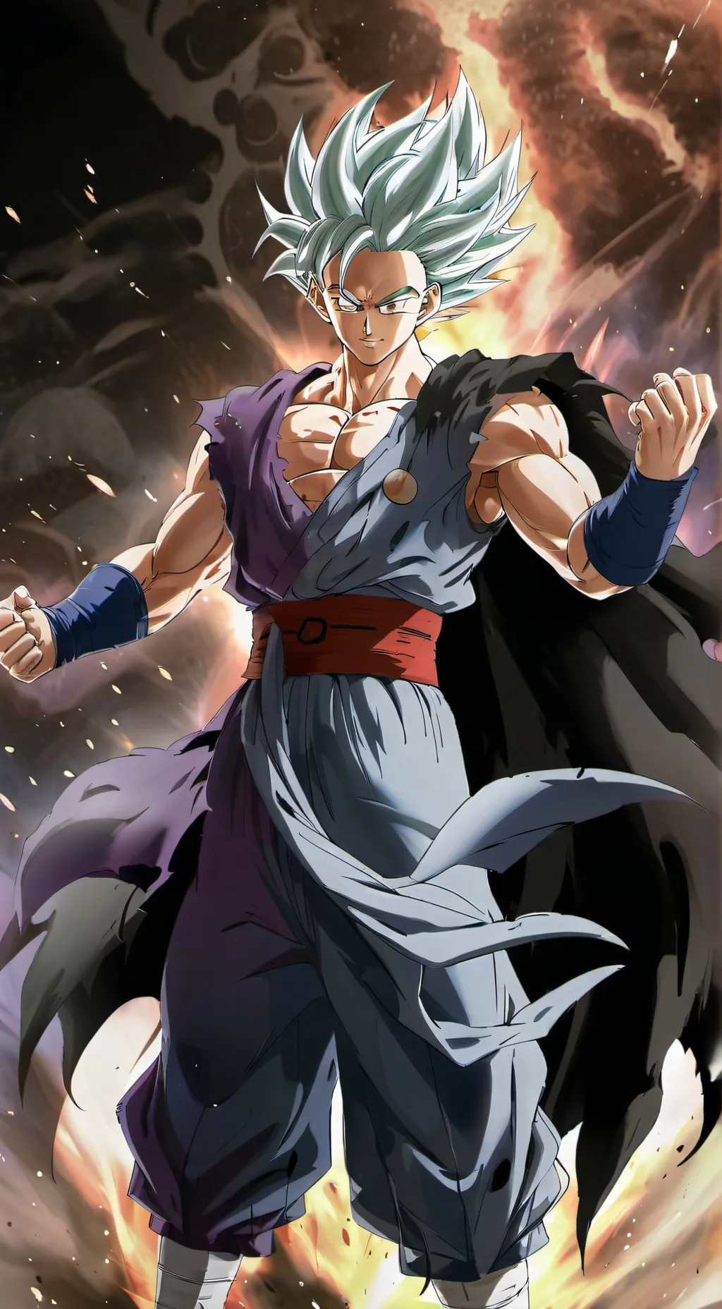 ai character: dragon ball background