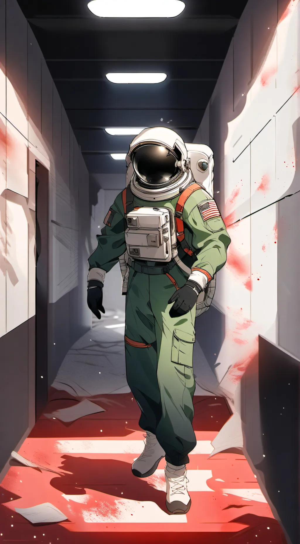 ai character: Among us Zombie RP background