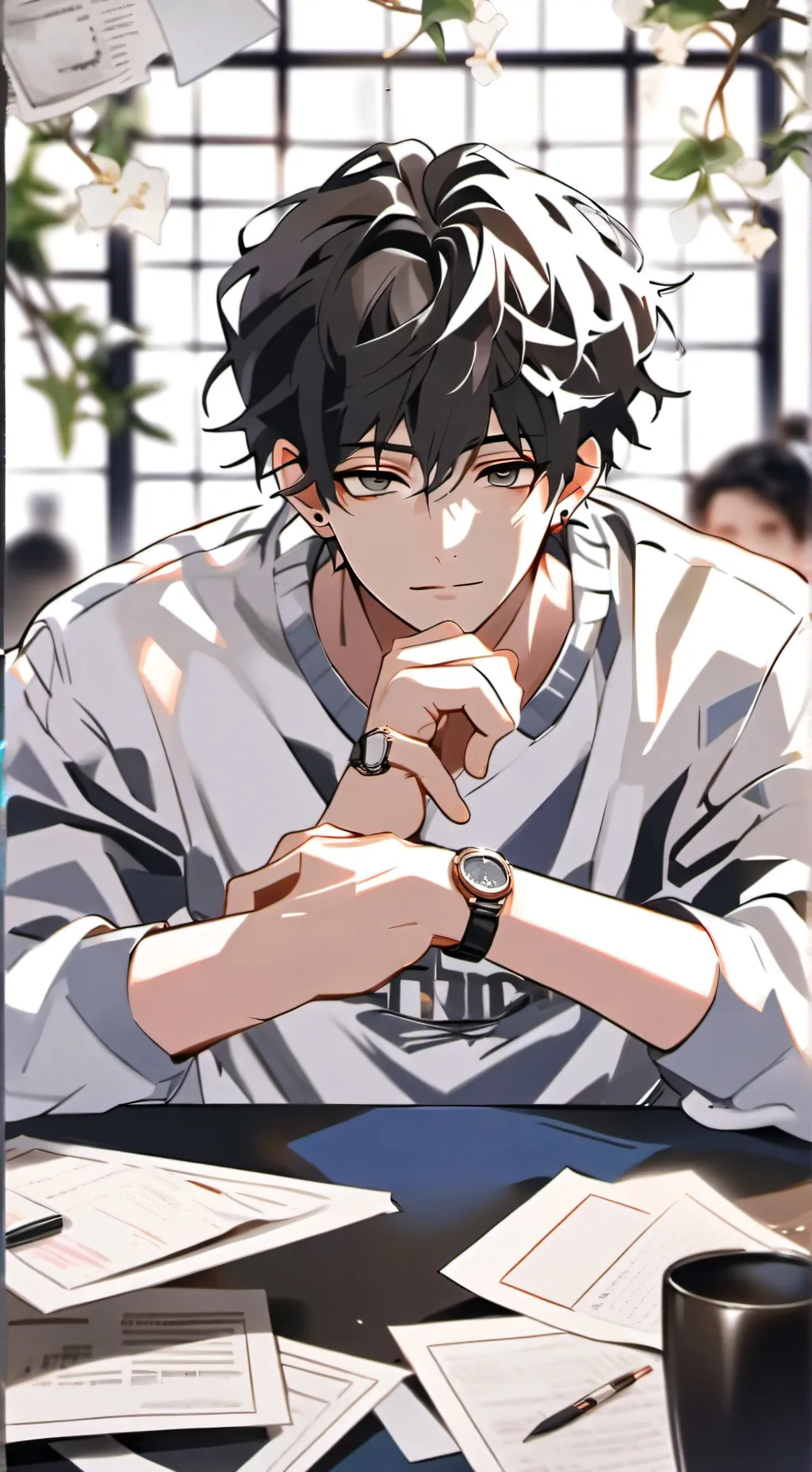 ai character: Max background