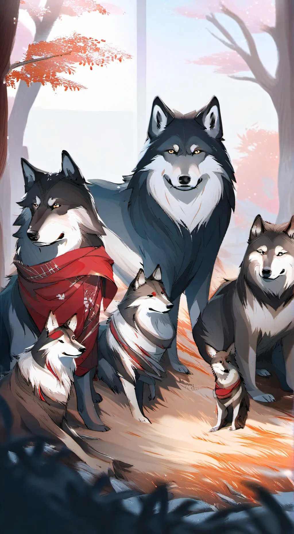 ai character: Wolf Pack  background