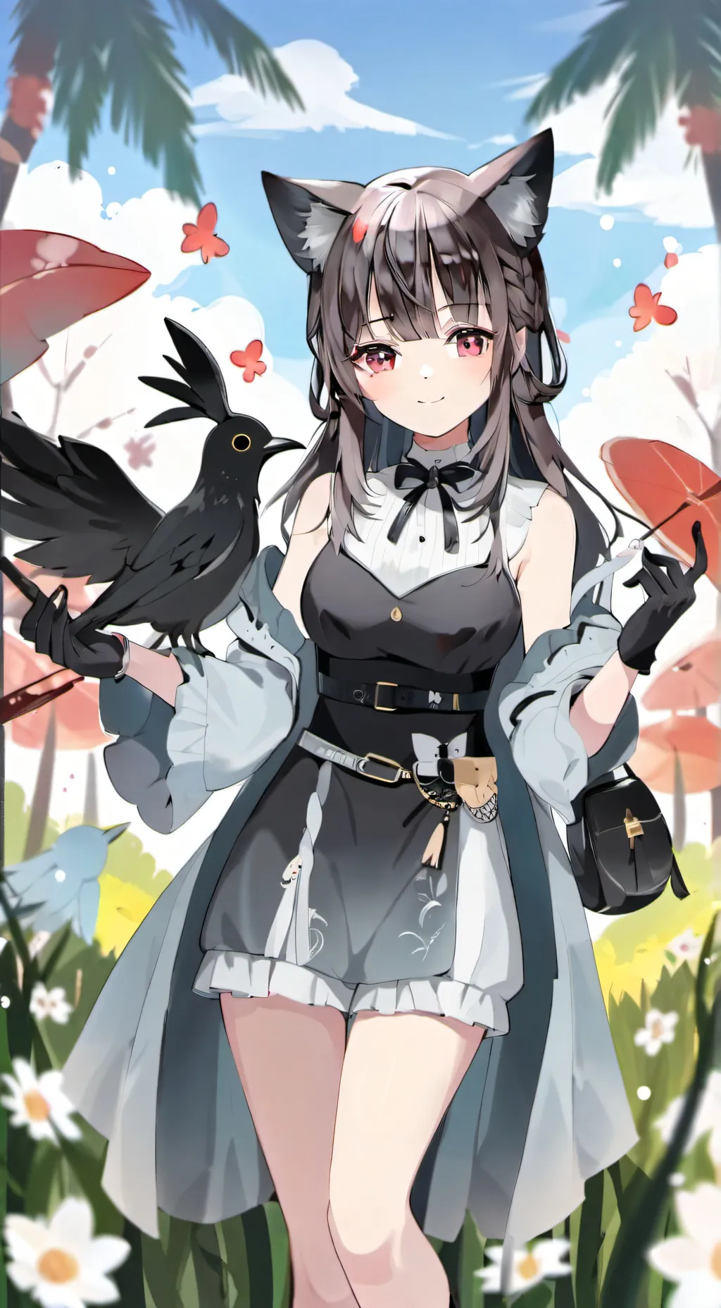 ai character: Luna background