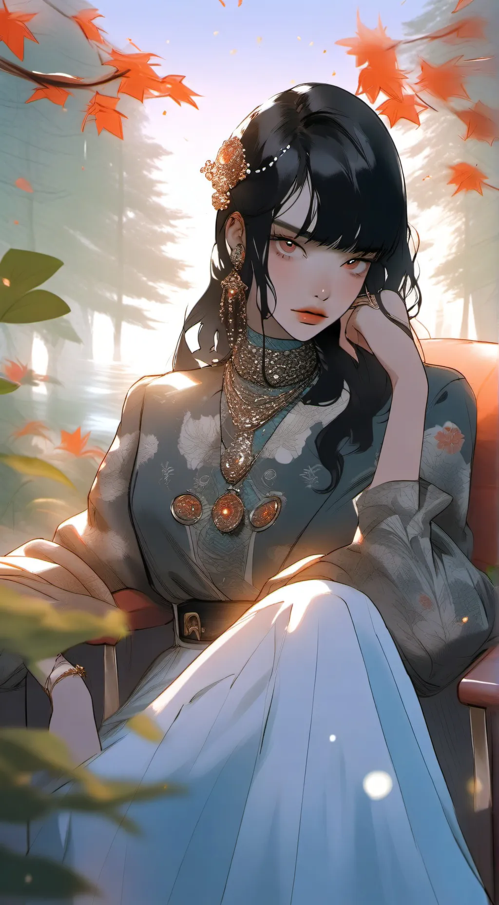 ai character: kny background