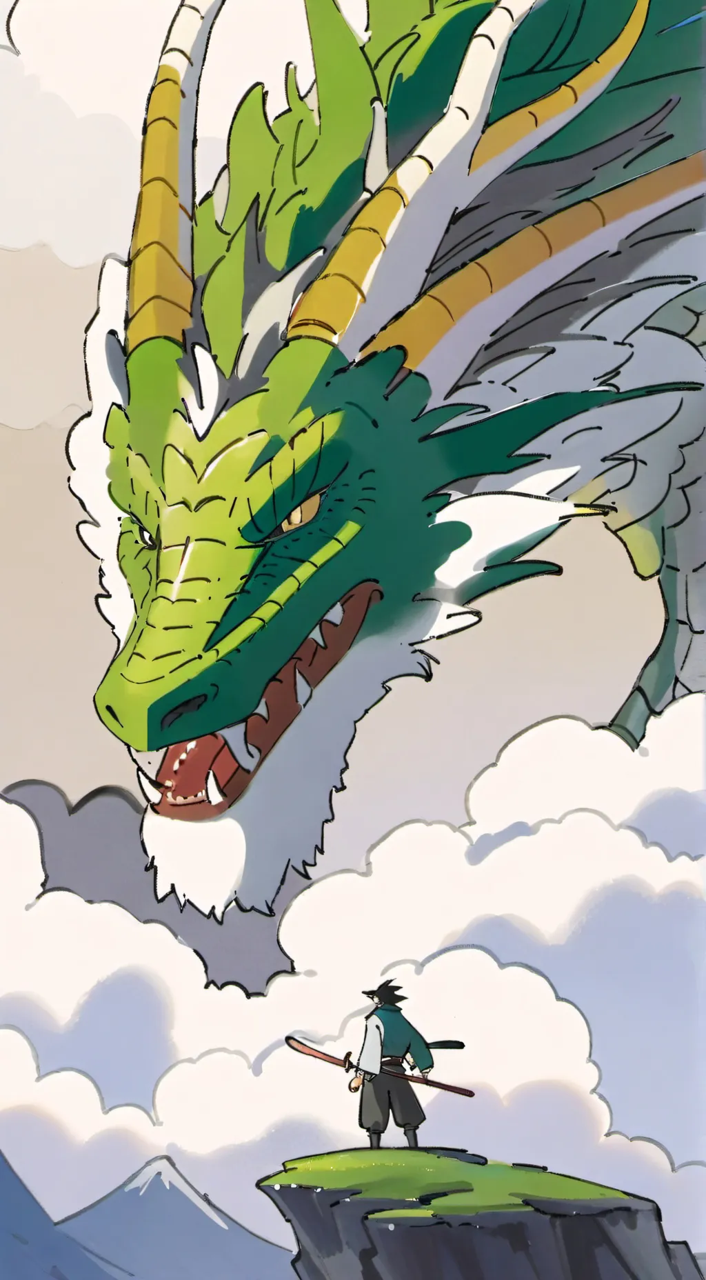 ai character: shenron background