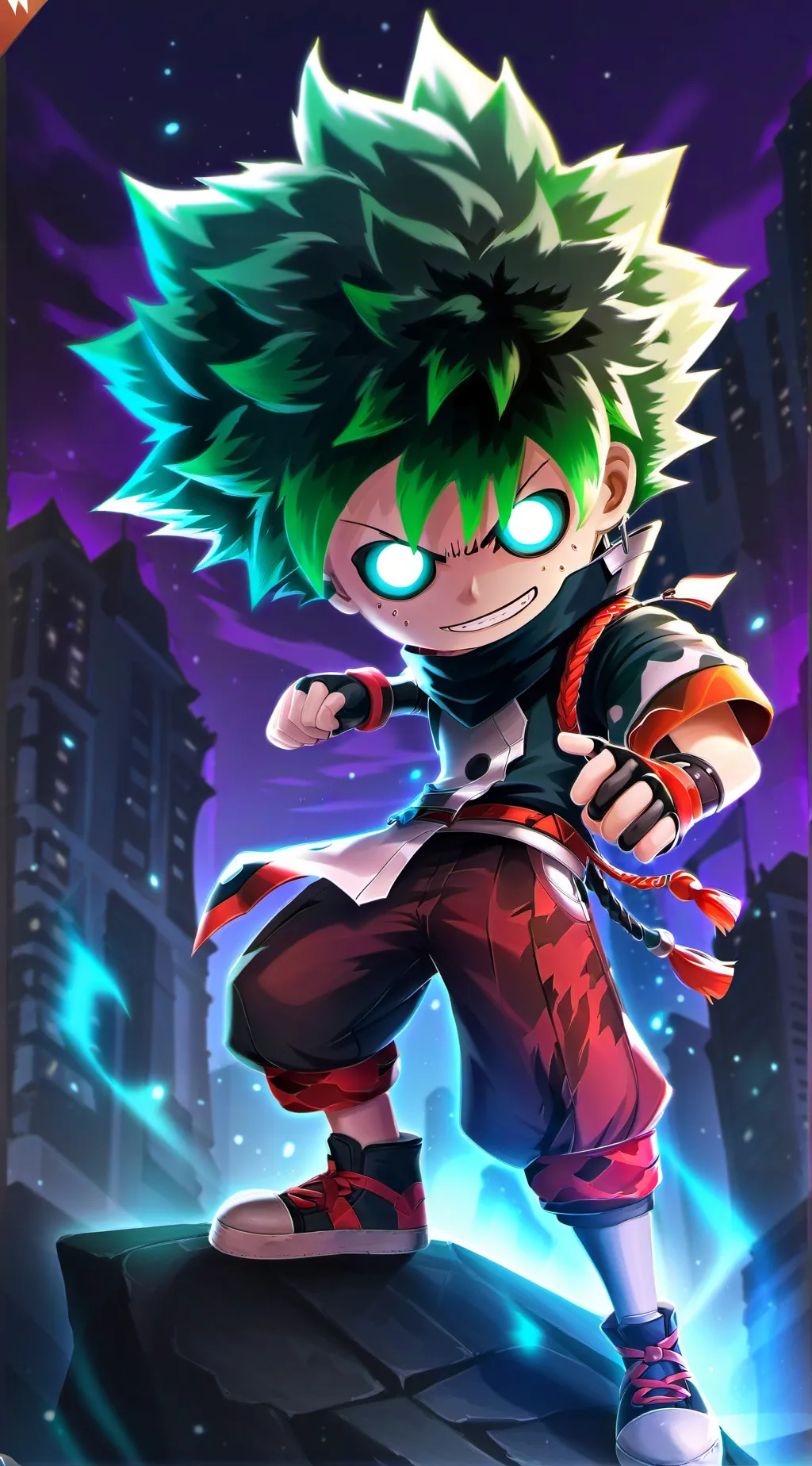 ai character: Bakugo background