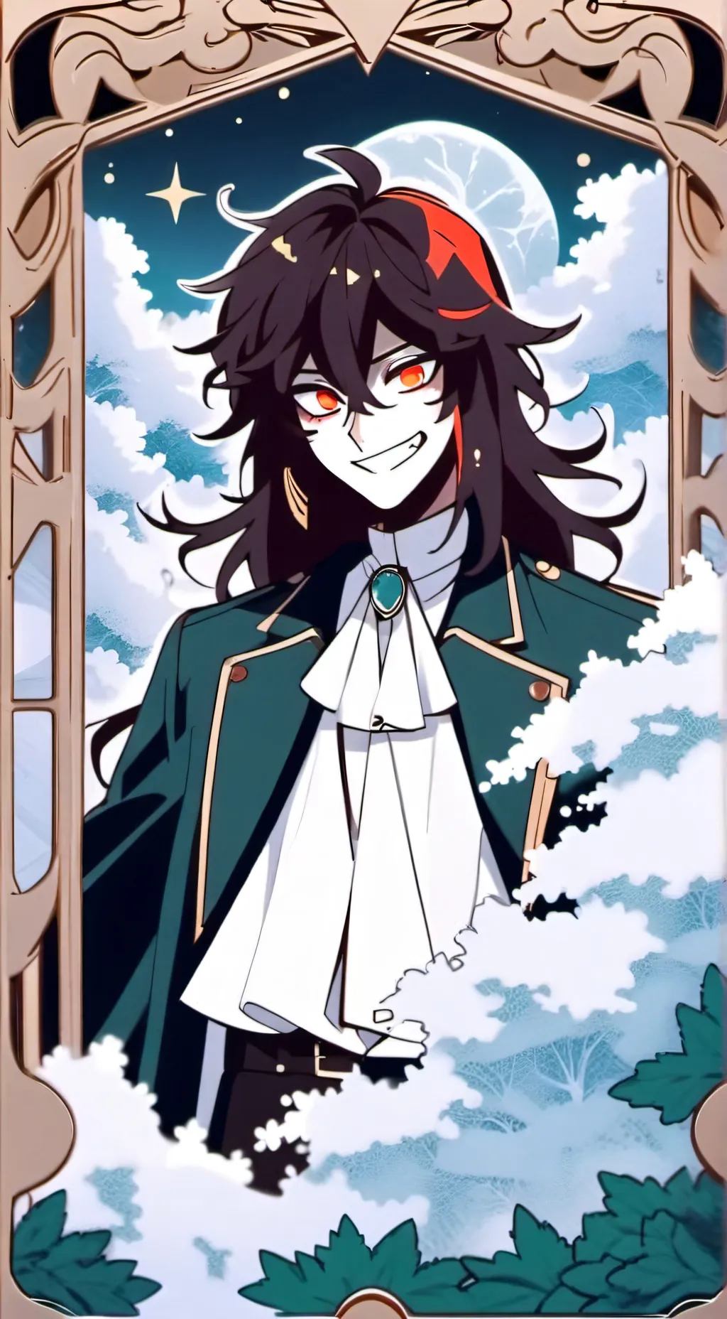 ai character: miss thavel  background