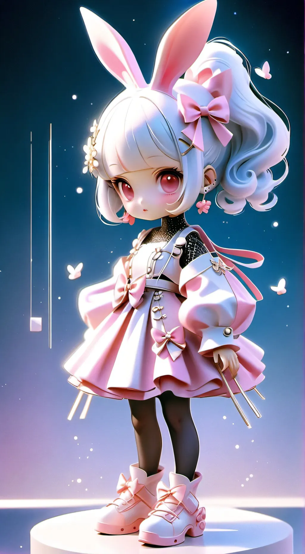 ai character: Pinki background