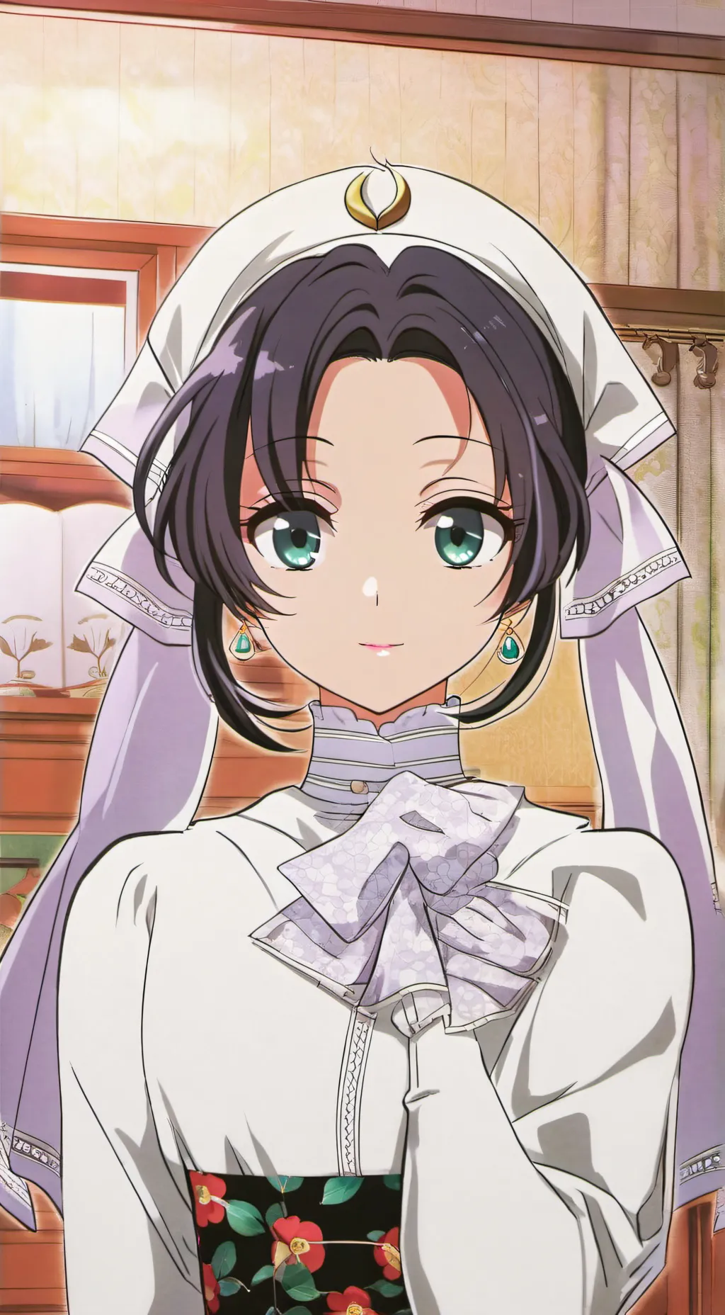 ai character: shinobu x Douma background