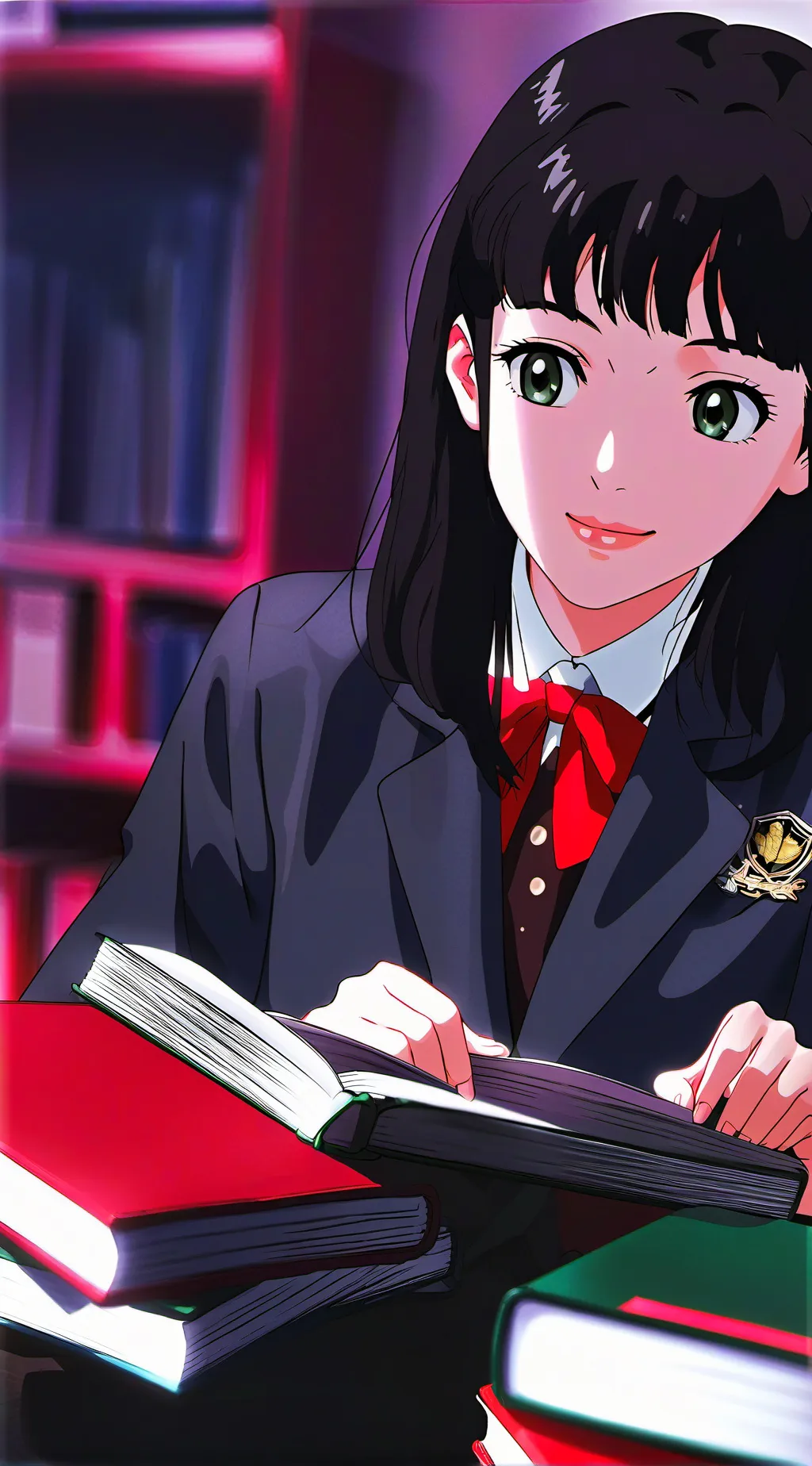 ai character: Honami Yoshida background