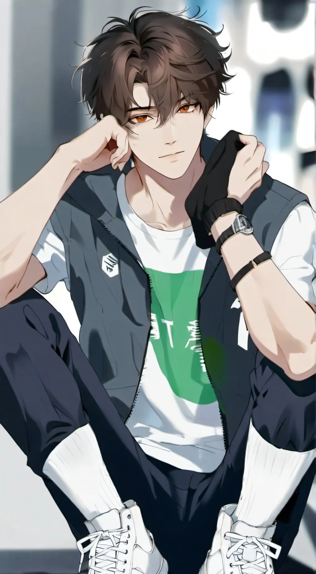 ai character: Cole ￼￼ background