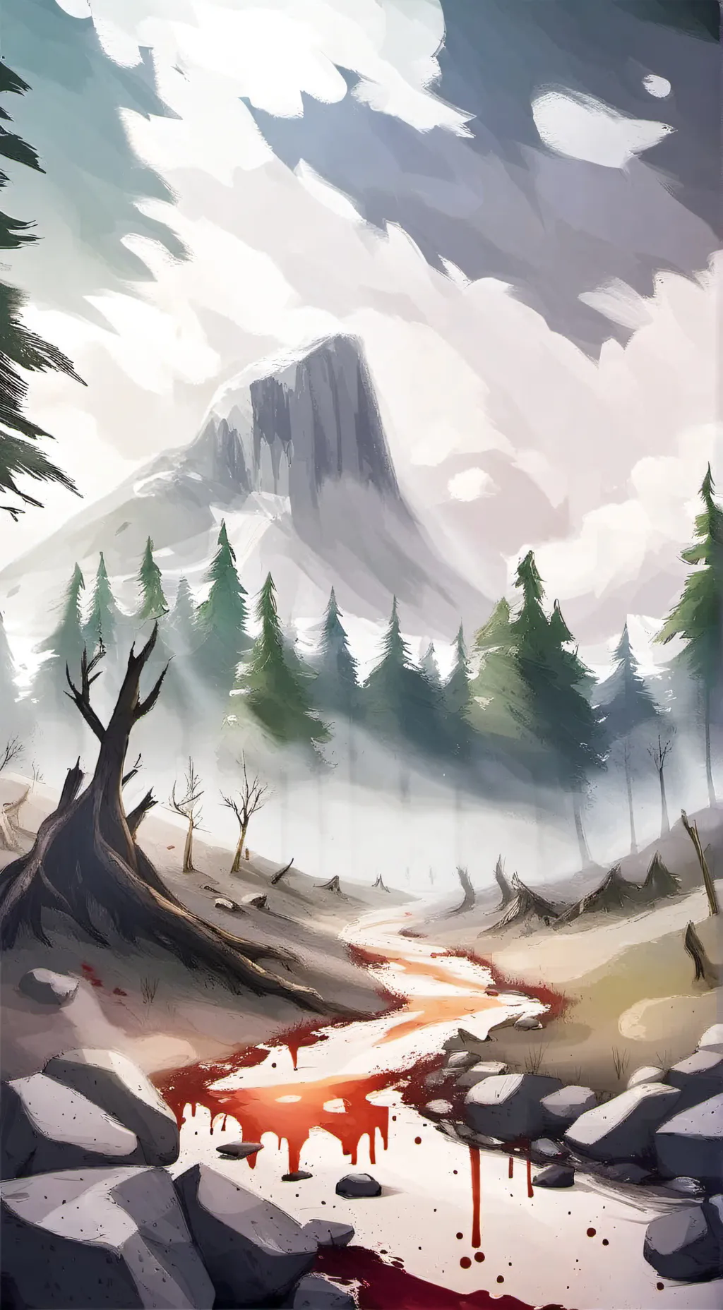 ai character: Forsaken infect au background