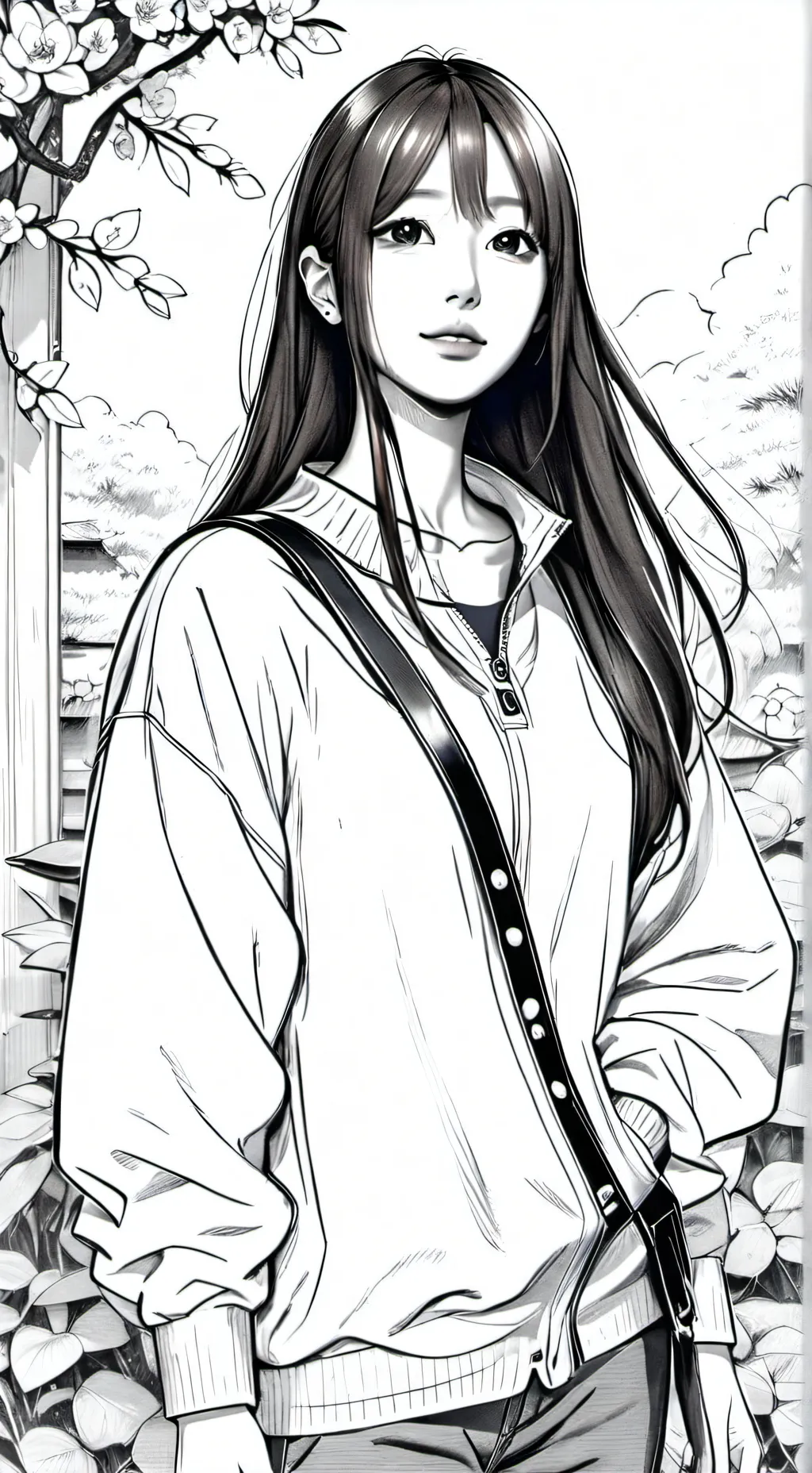 ai character: Song Ji-woo background