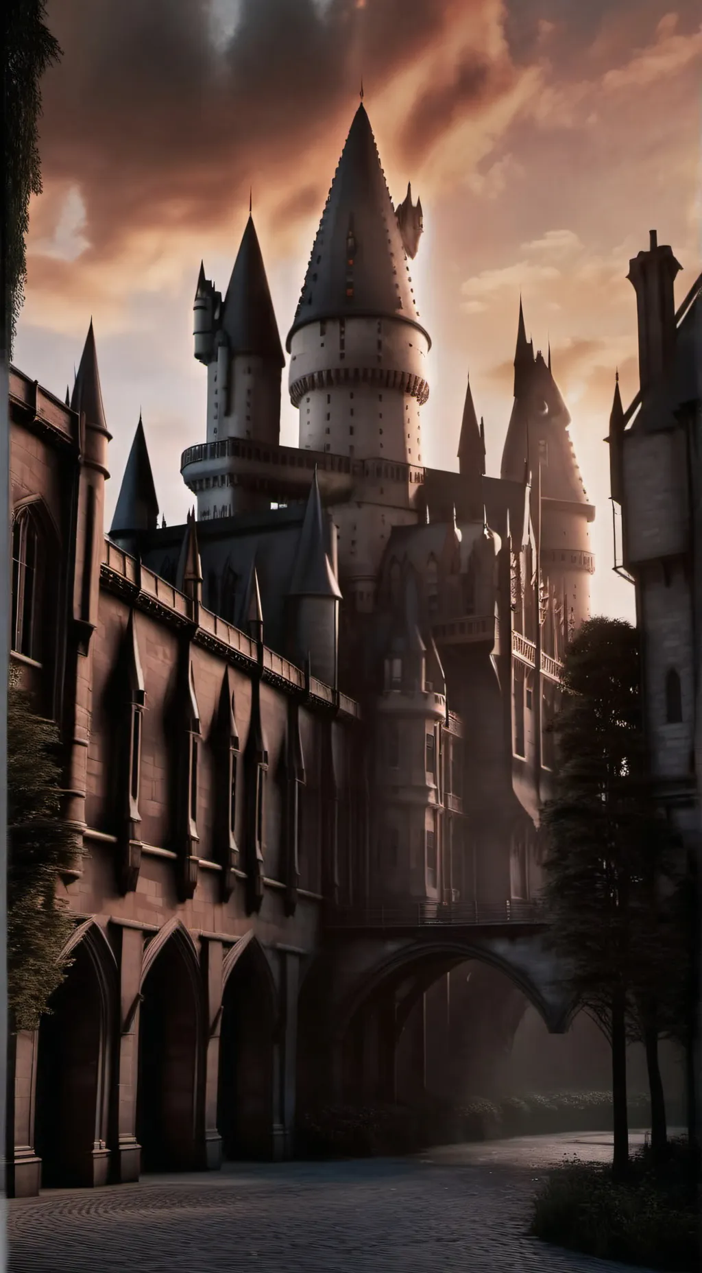 ai character: HOGWARTS background