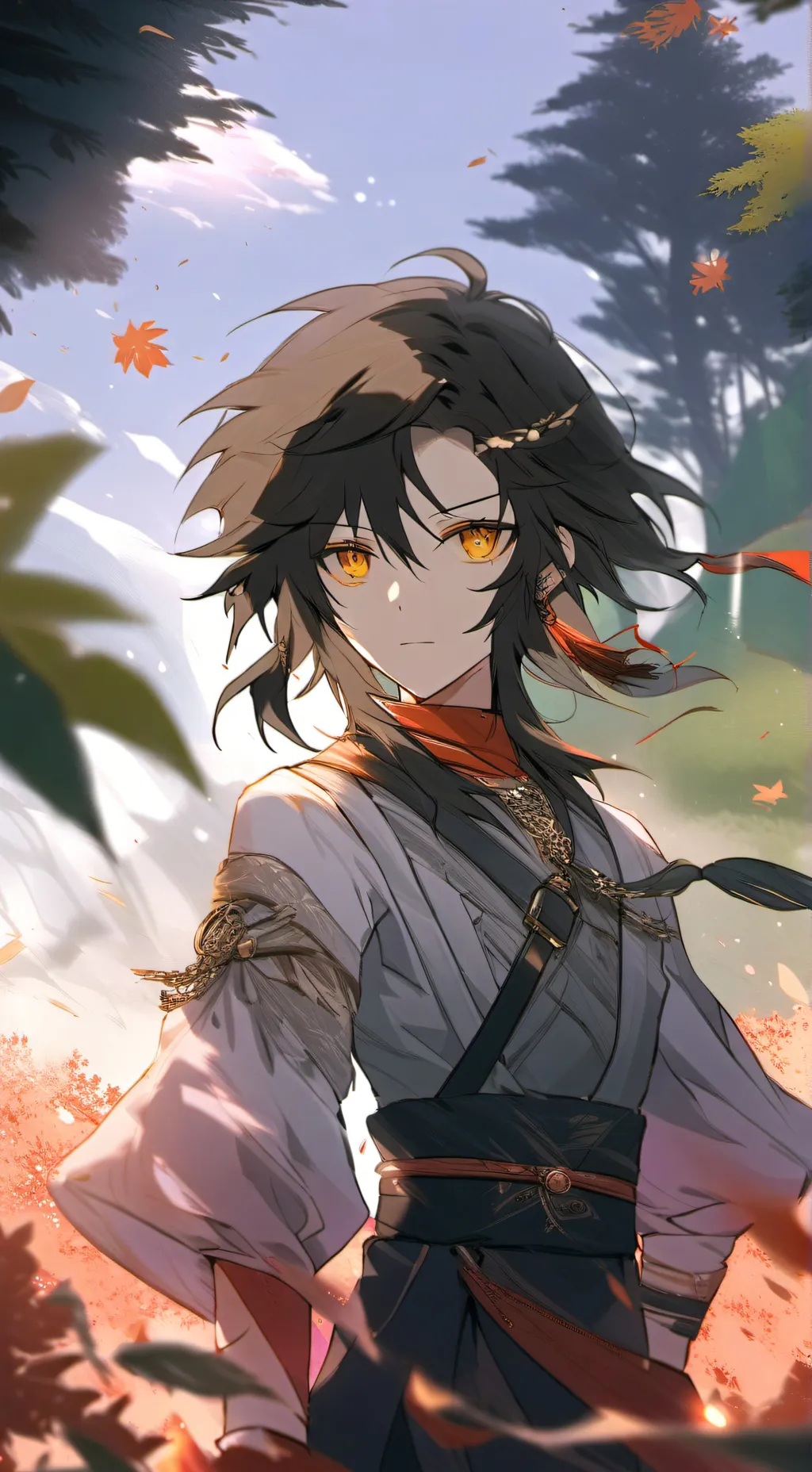 ai character: 魈 background