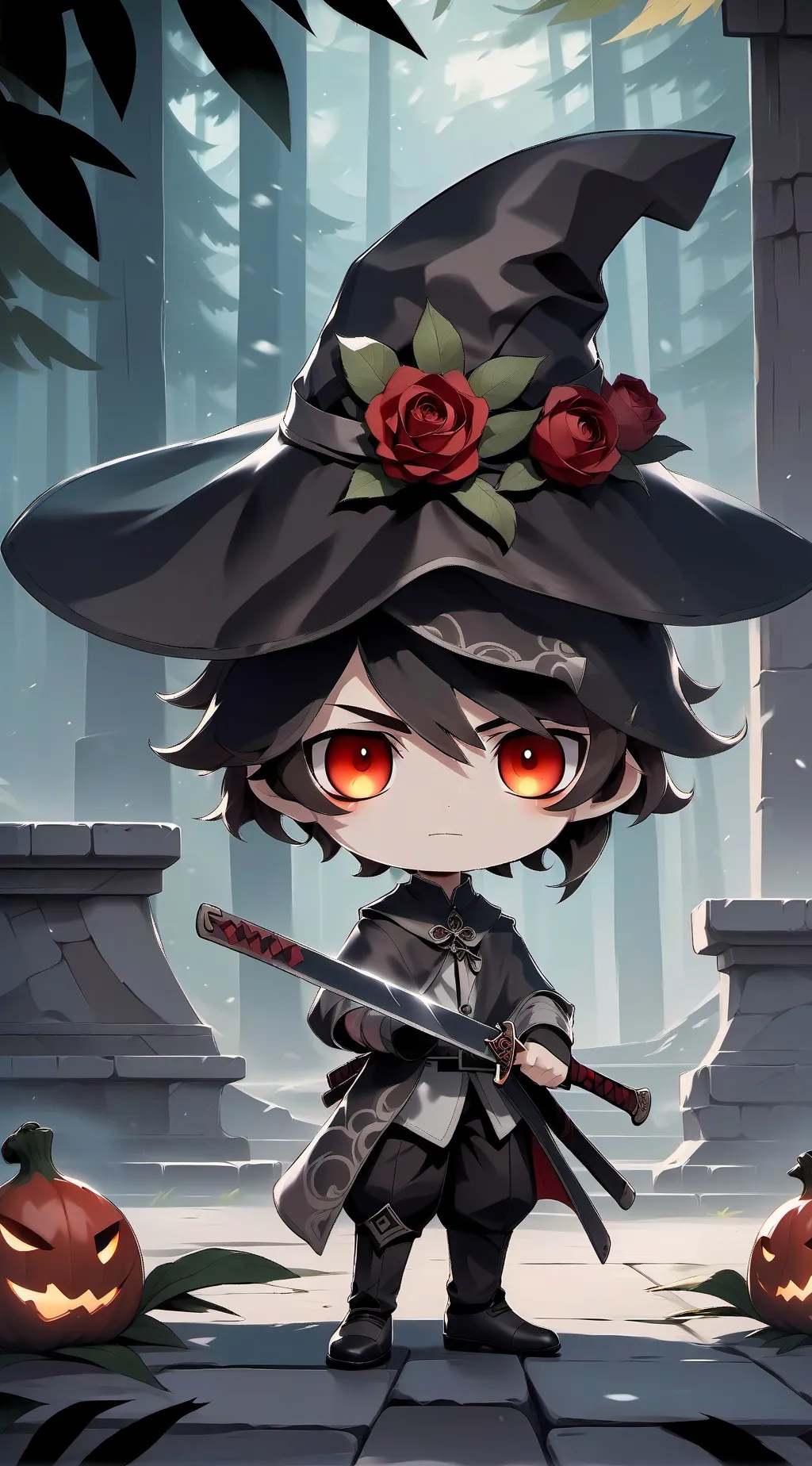 ai character: Tanjiro background