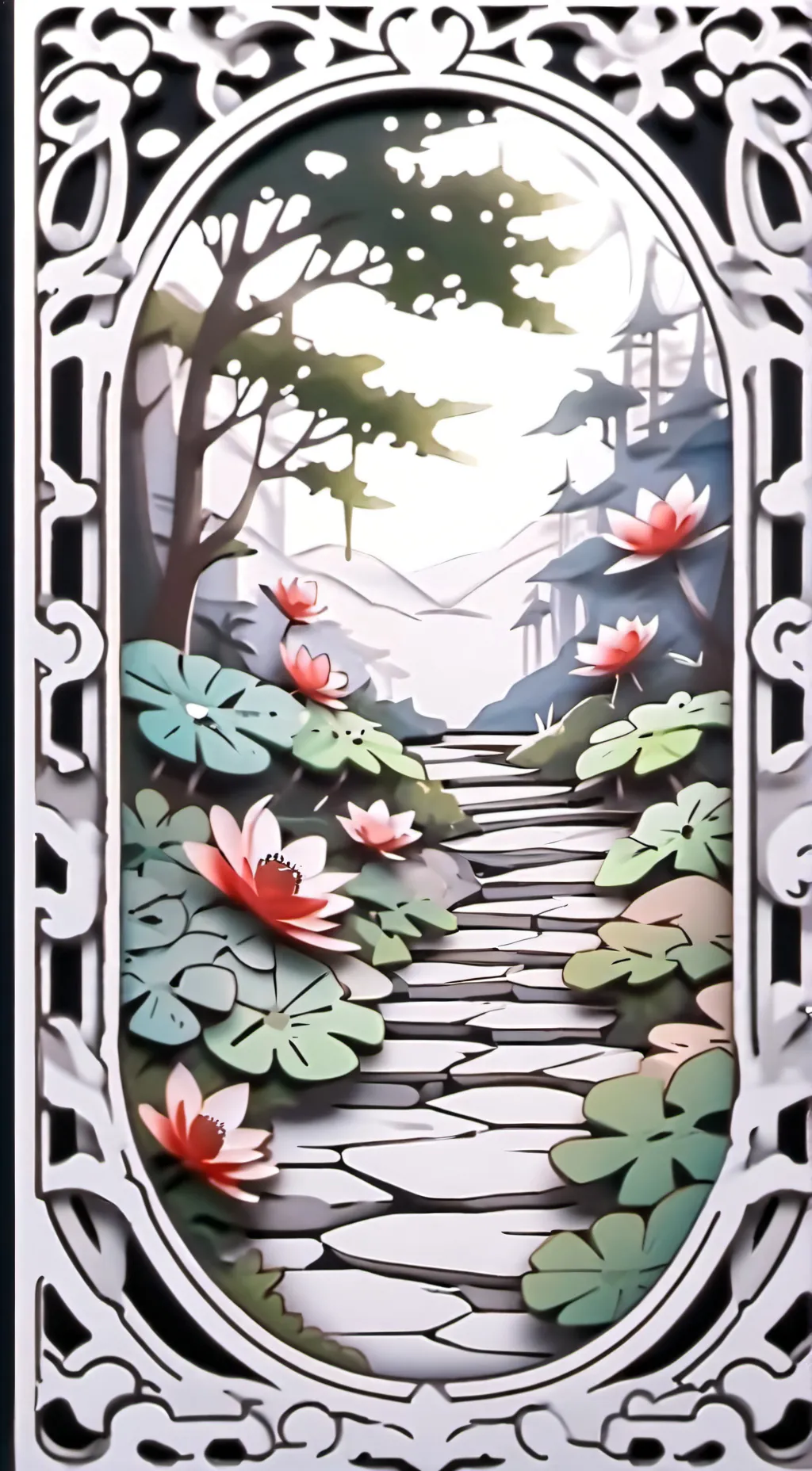 ai character: grow a garden background