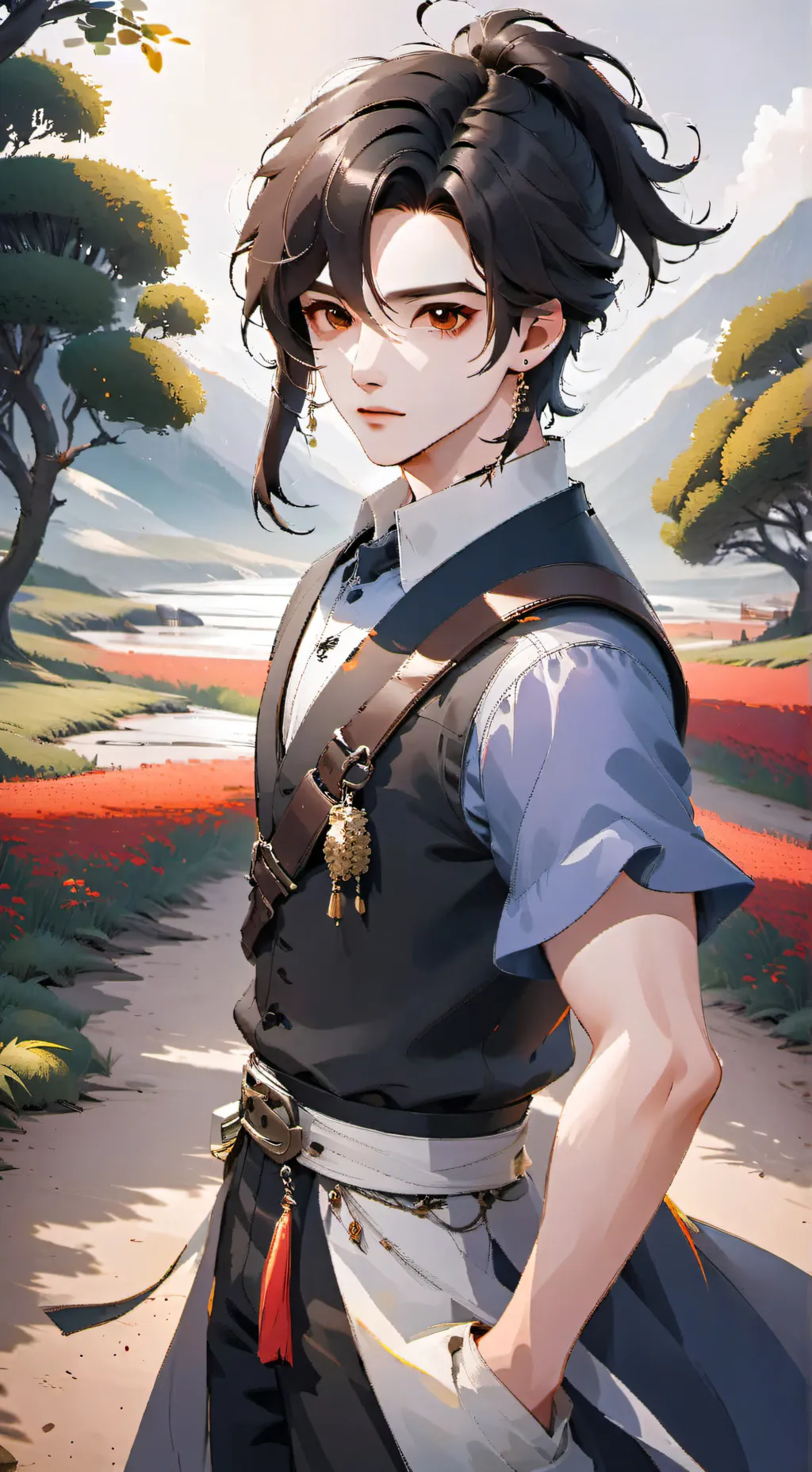 ai character: caleu background