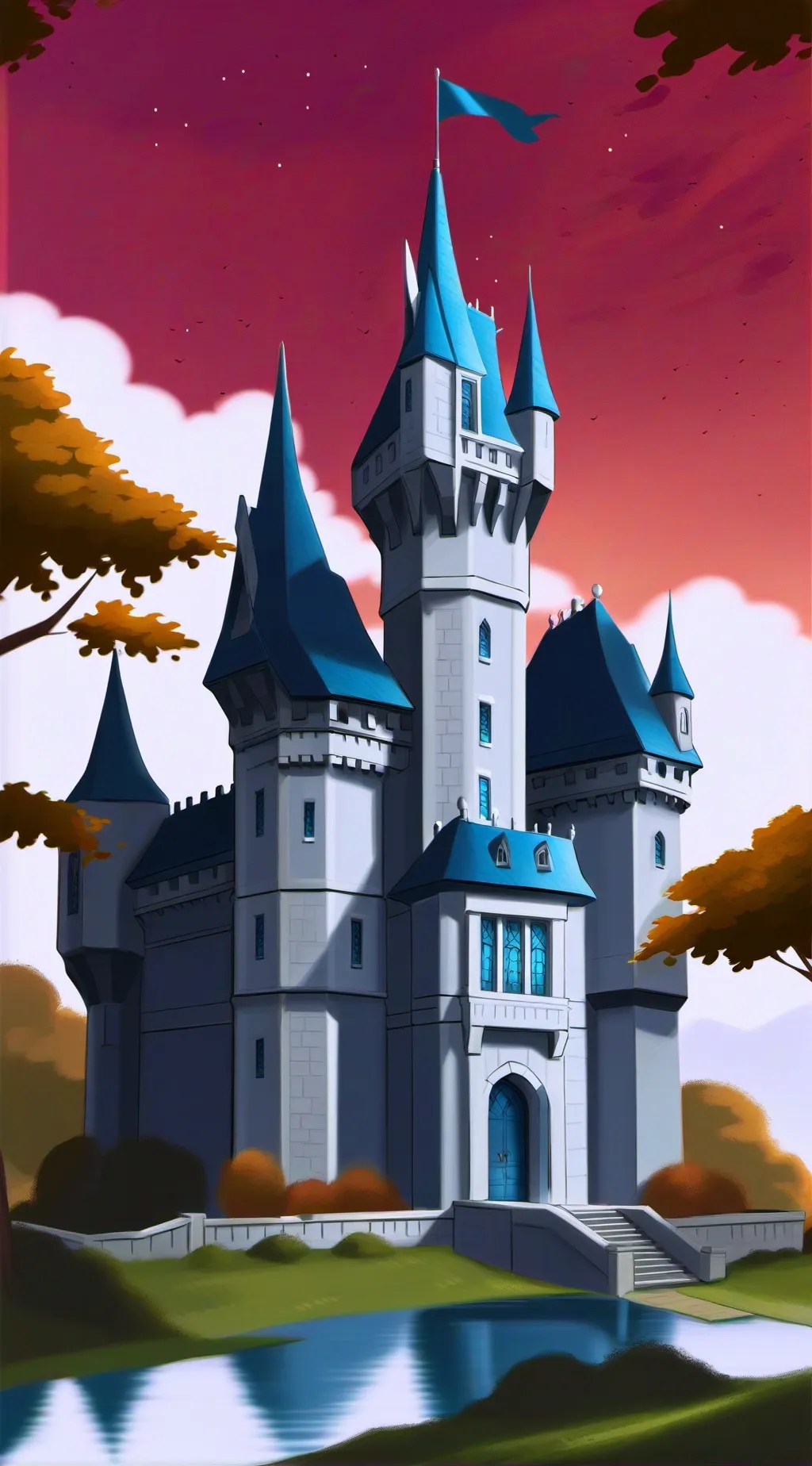 ai character: SDE x Hogwarts background