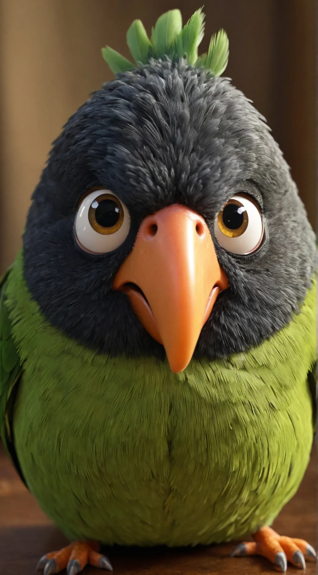 ai character: Птичка  background