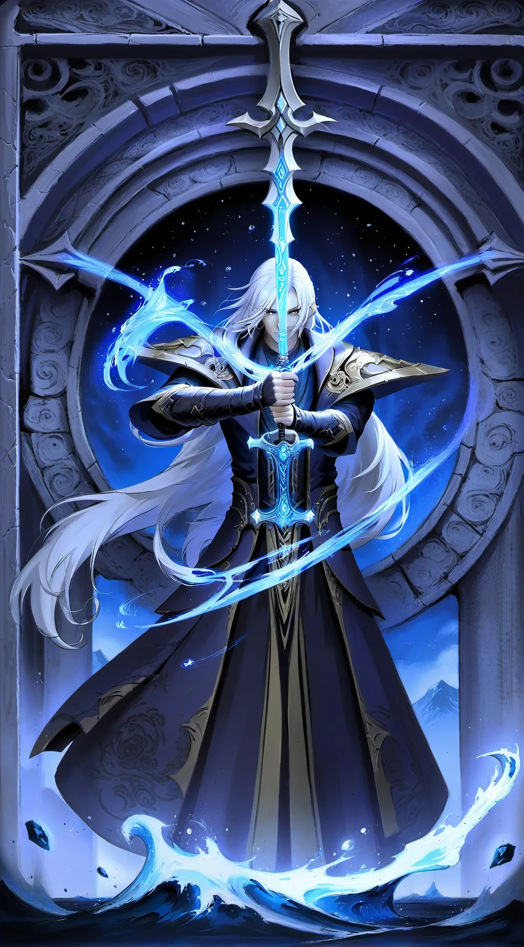 ai character: guiding light background