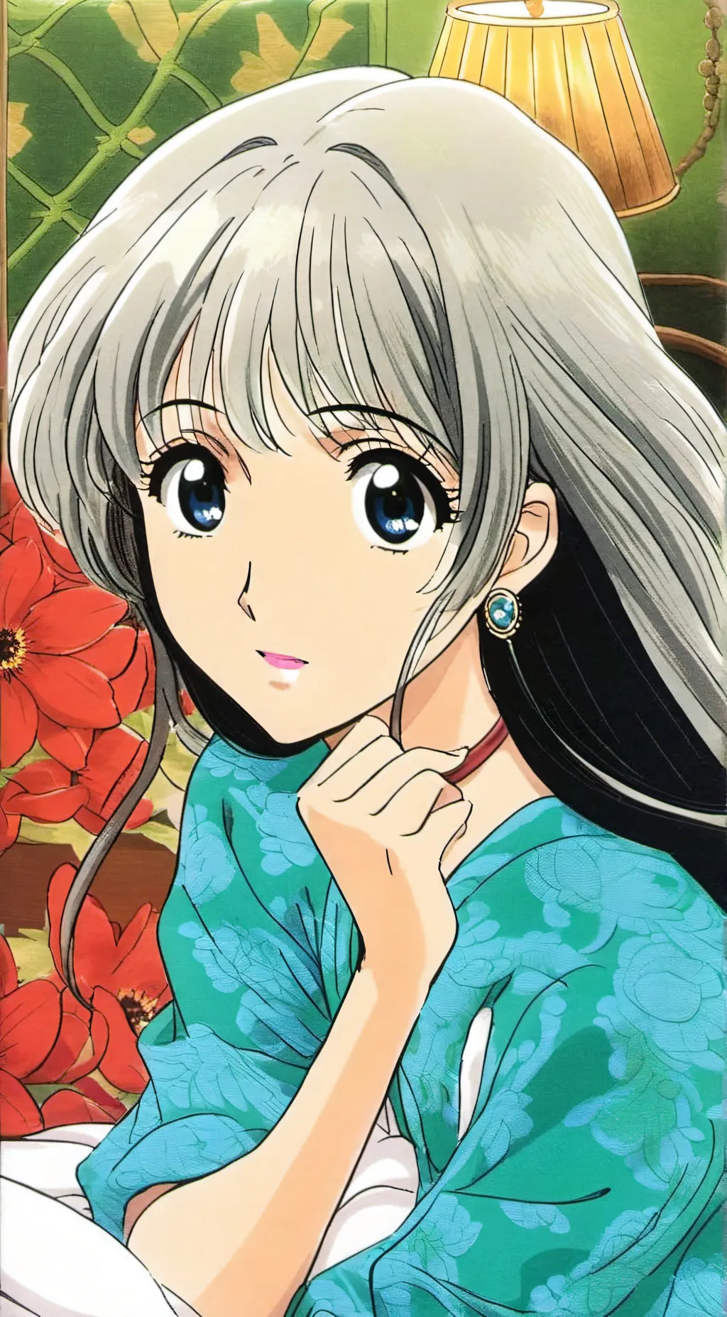 ai character: claire  background