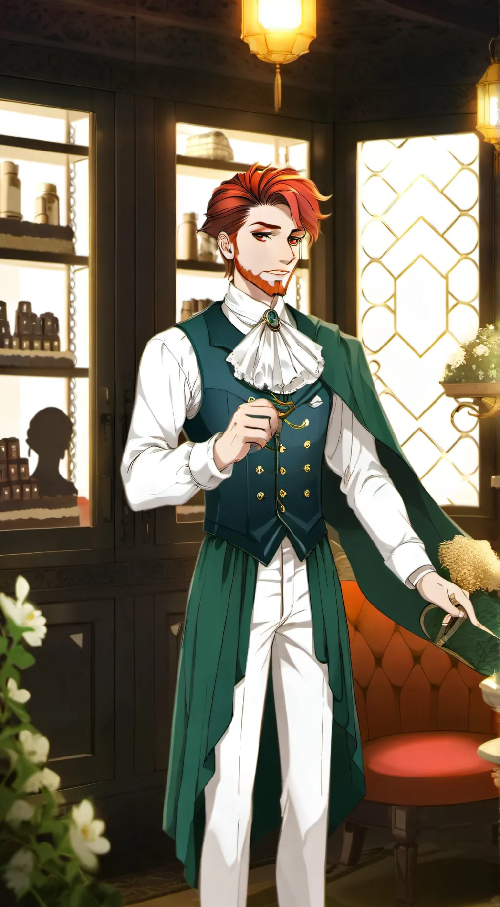 ai character: James Grimm background