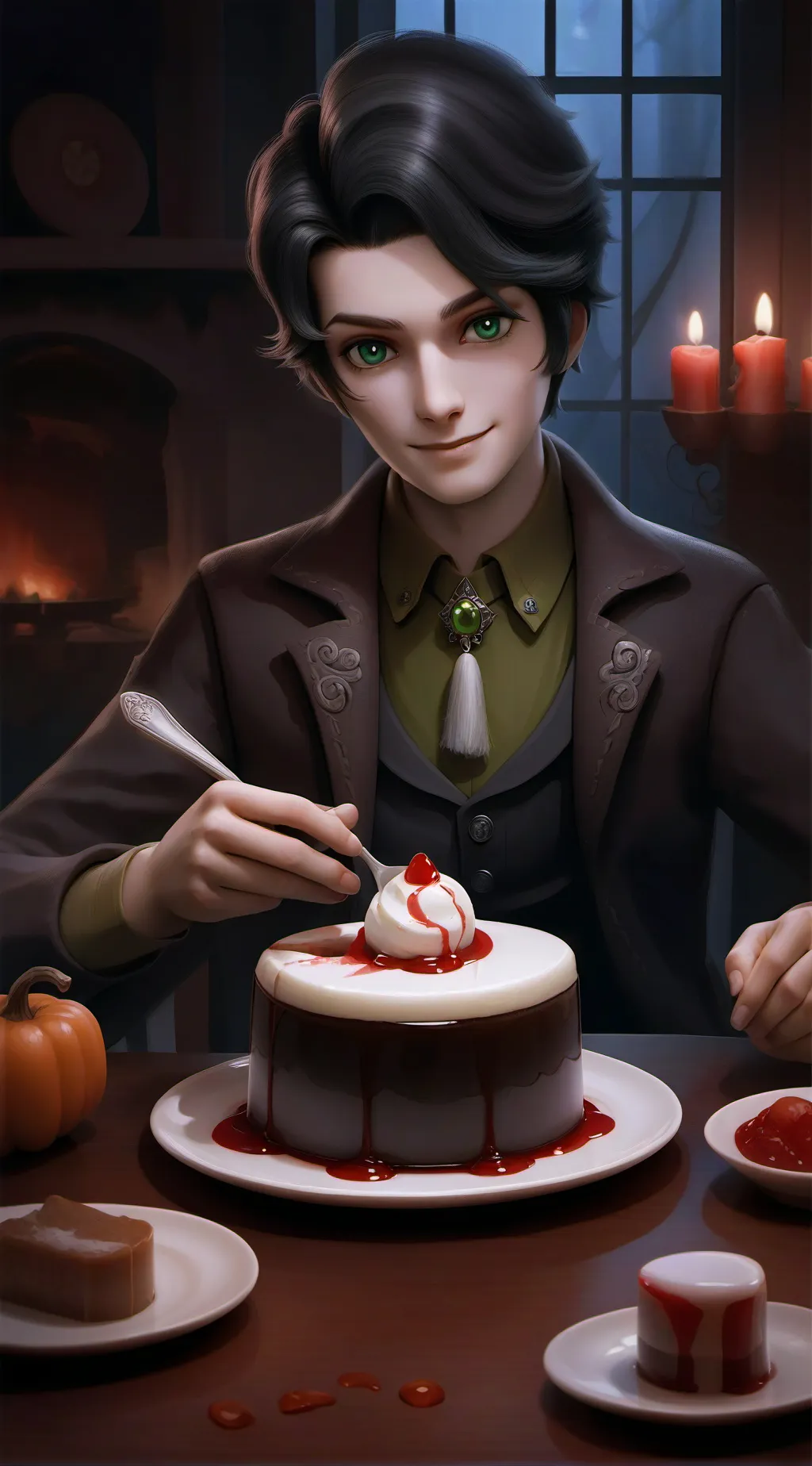 ai character: ch  background