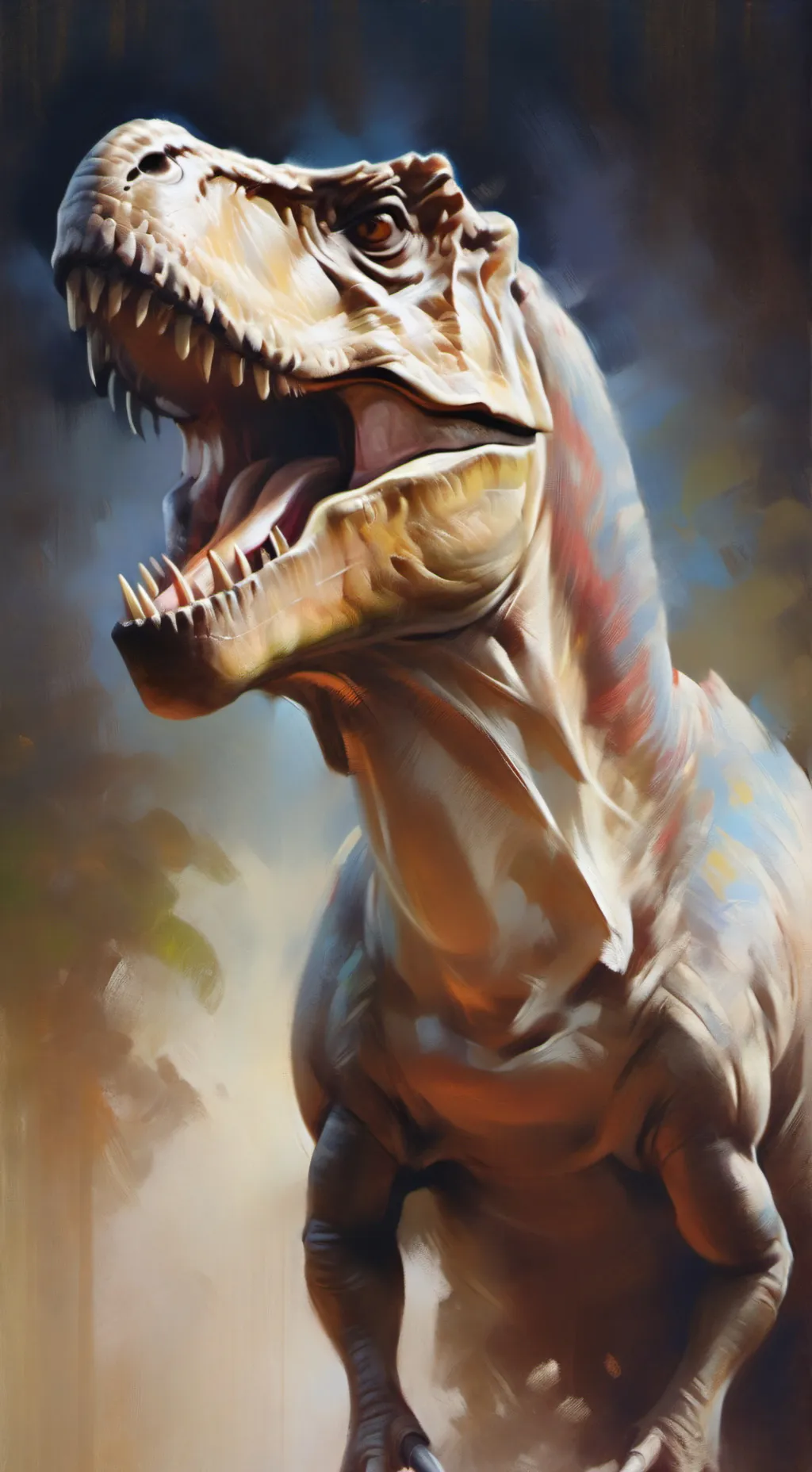 ai character: el jurassico background