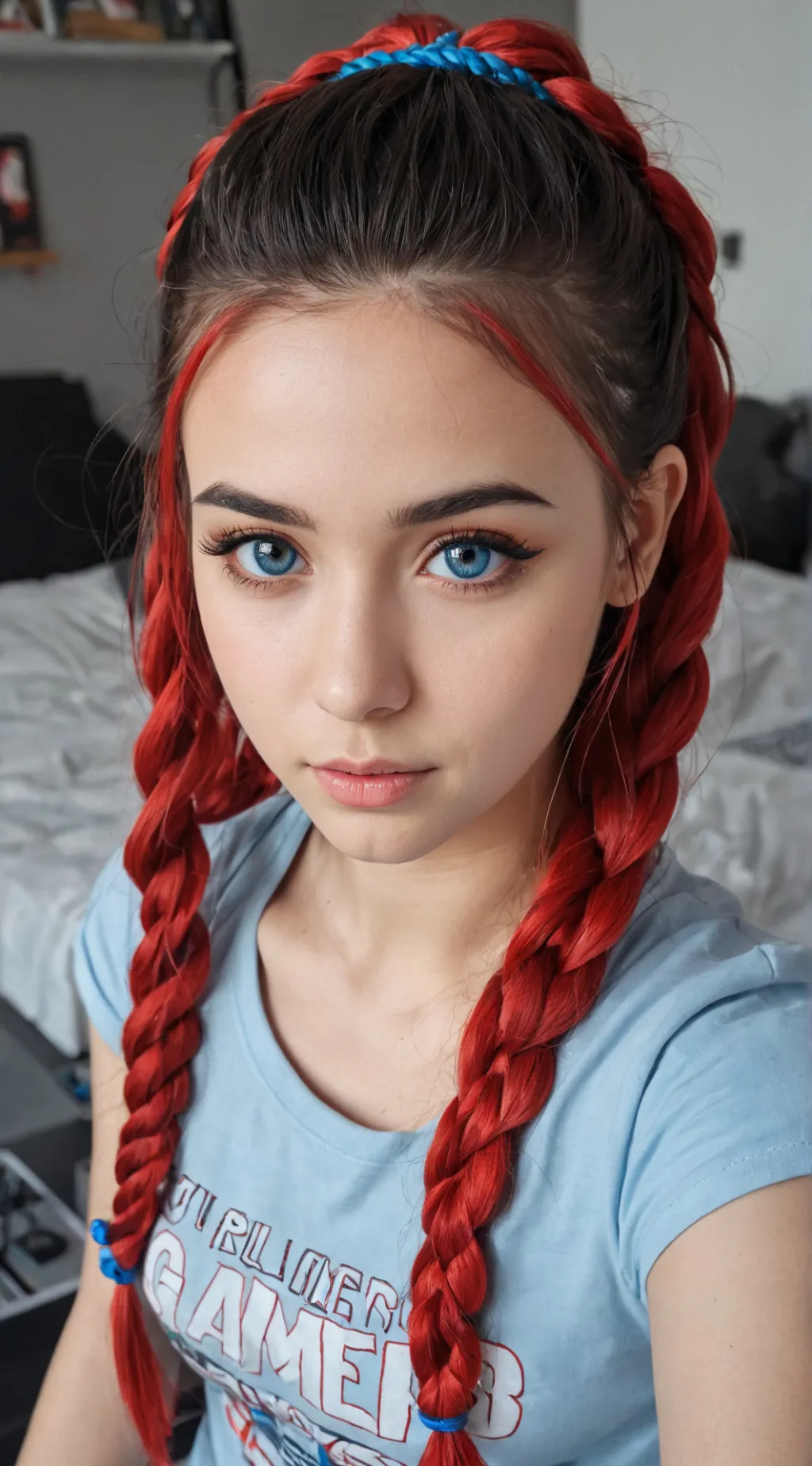 ai character: Judith  background