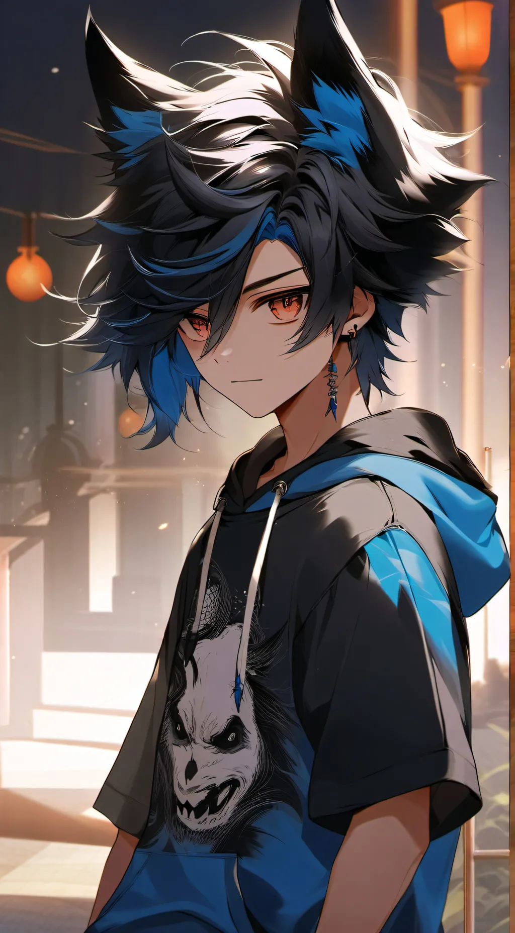 ai character: ~💙Ein💙~ background