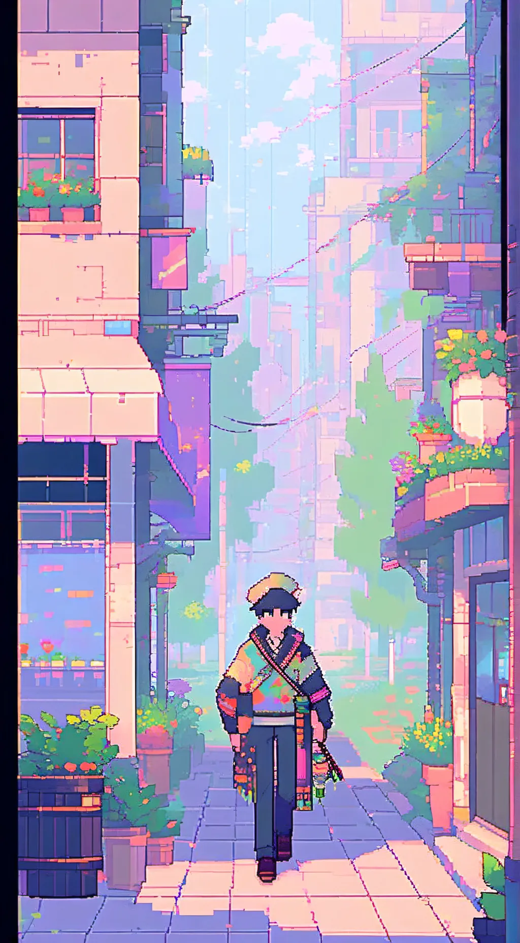 ai character: my oc blue!  background