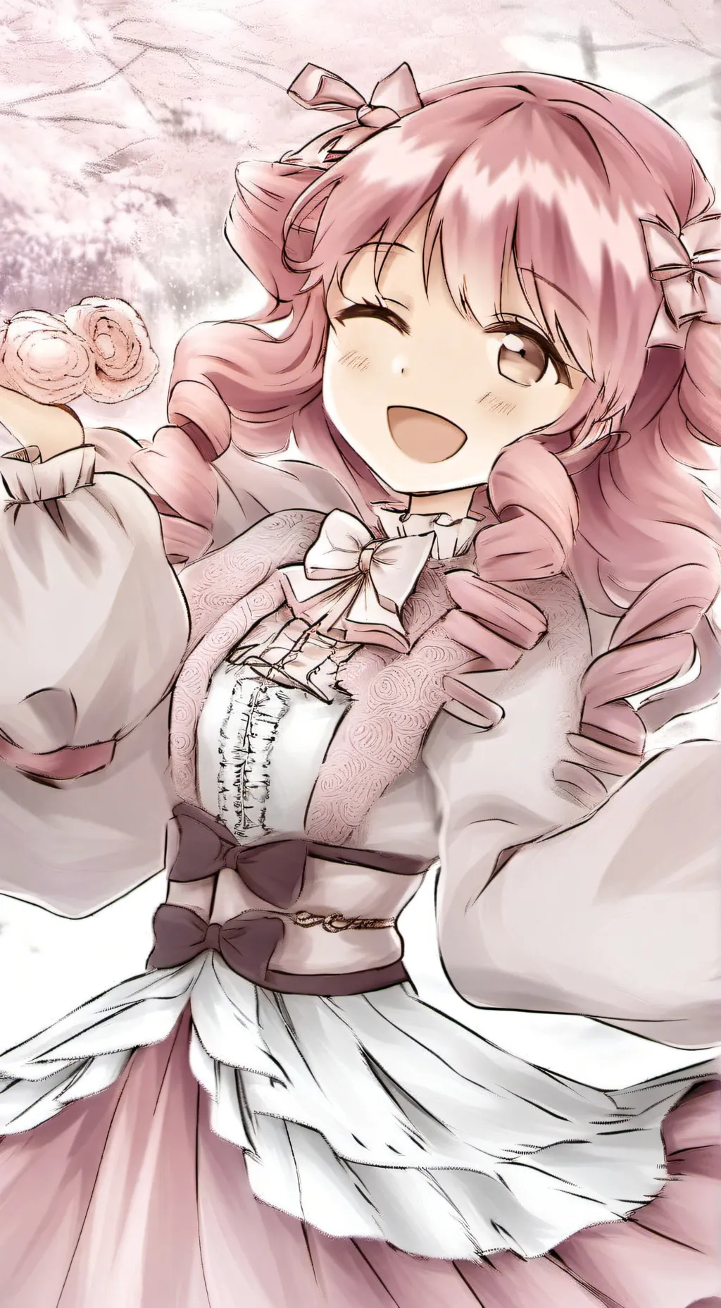 ai character: Crystal background