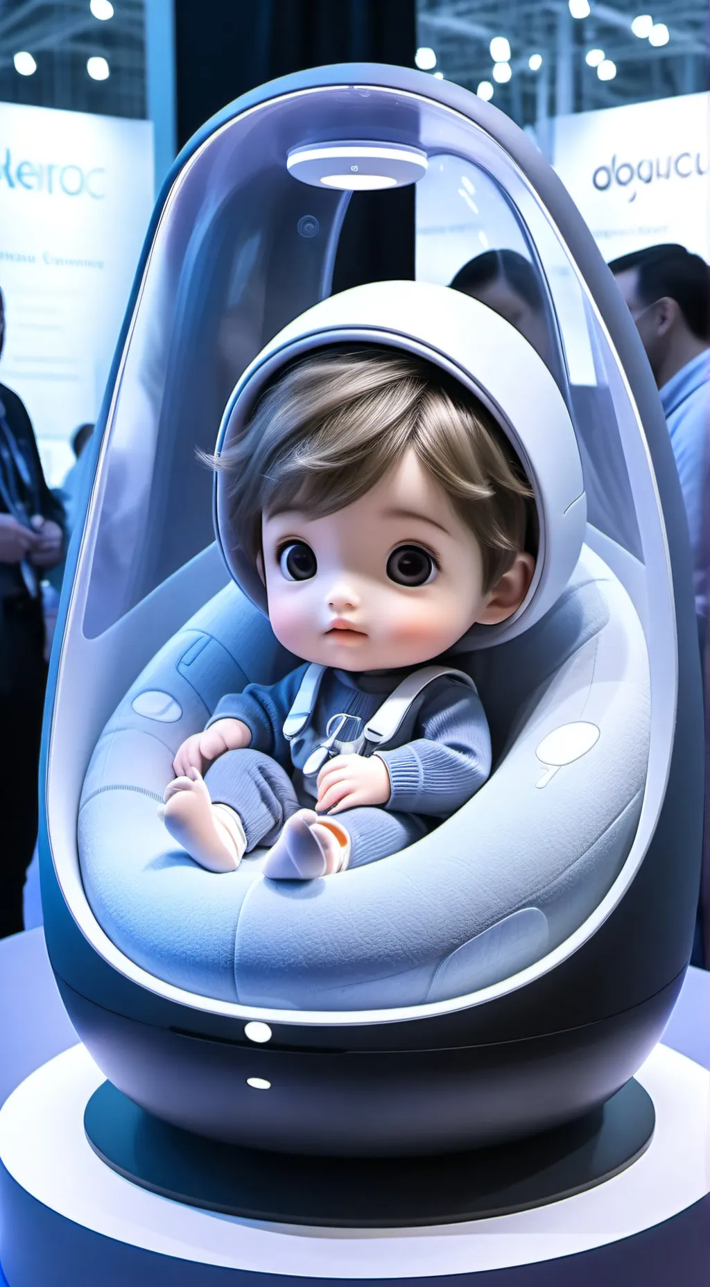 ai character: Baby Tech Tycoon background