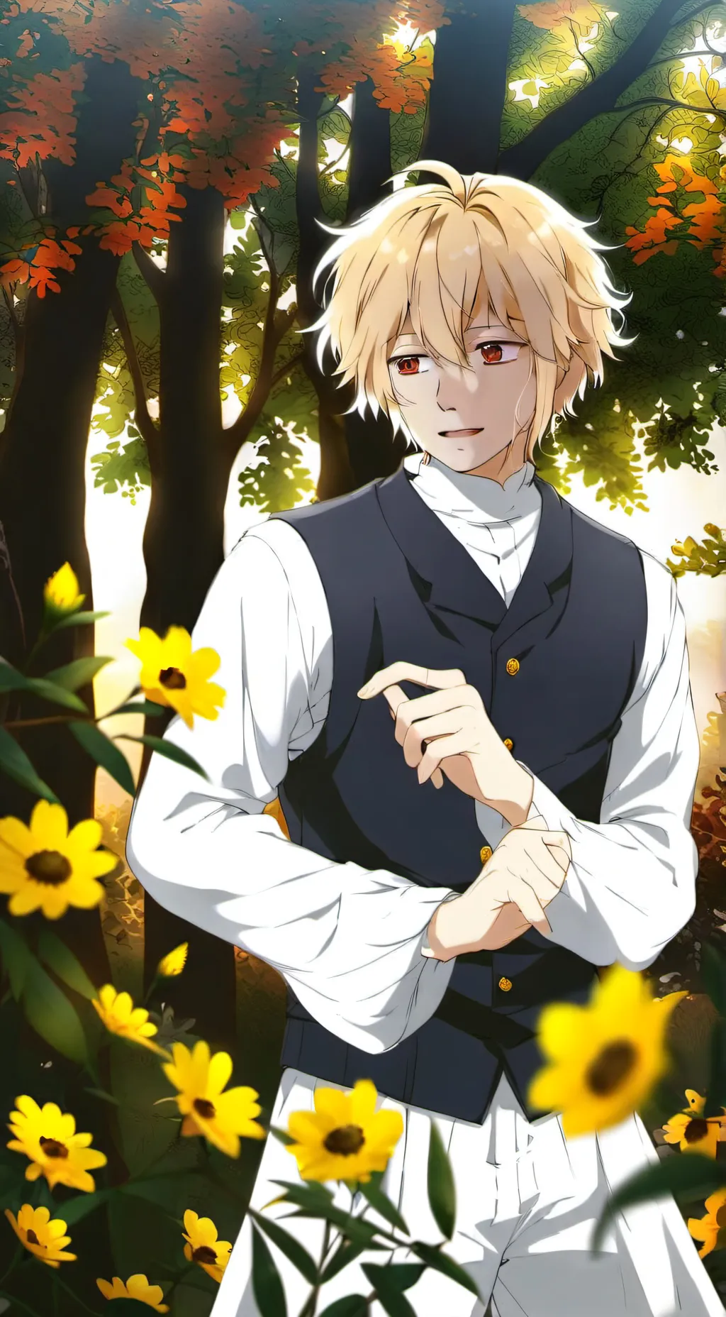 ai character: denji background