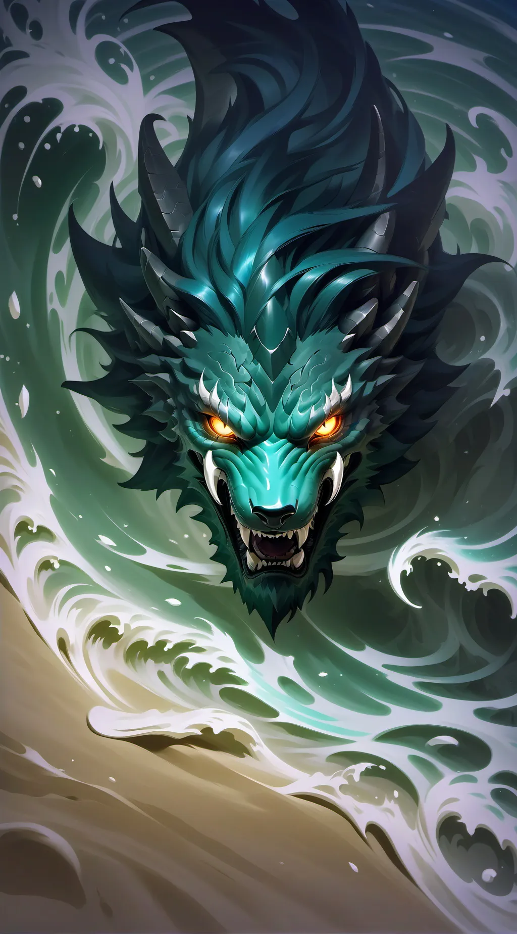 ai character: el dios del agua  background