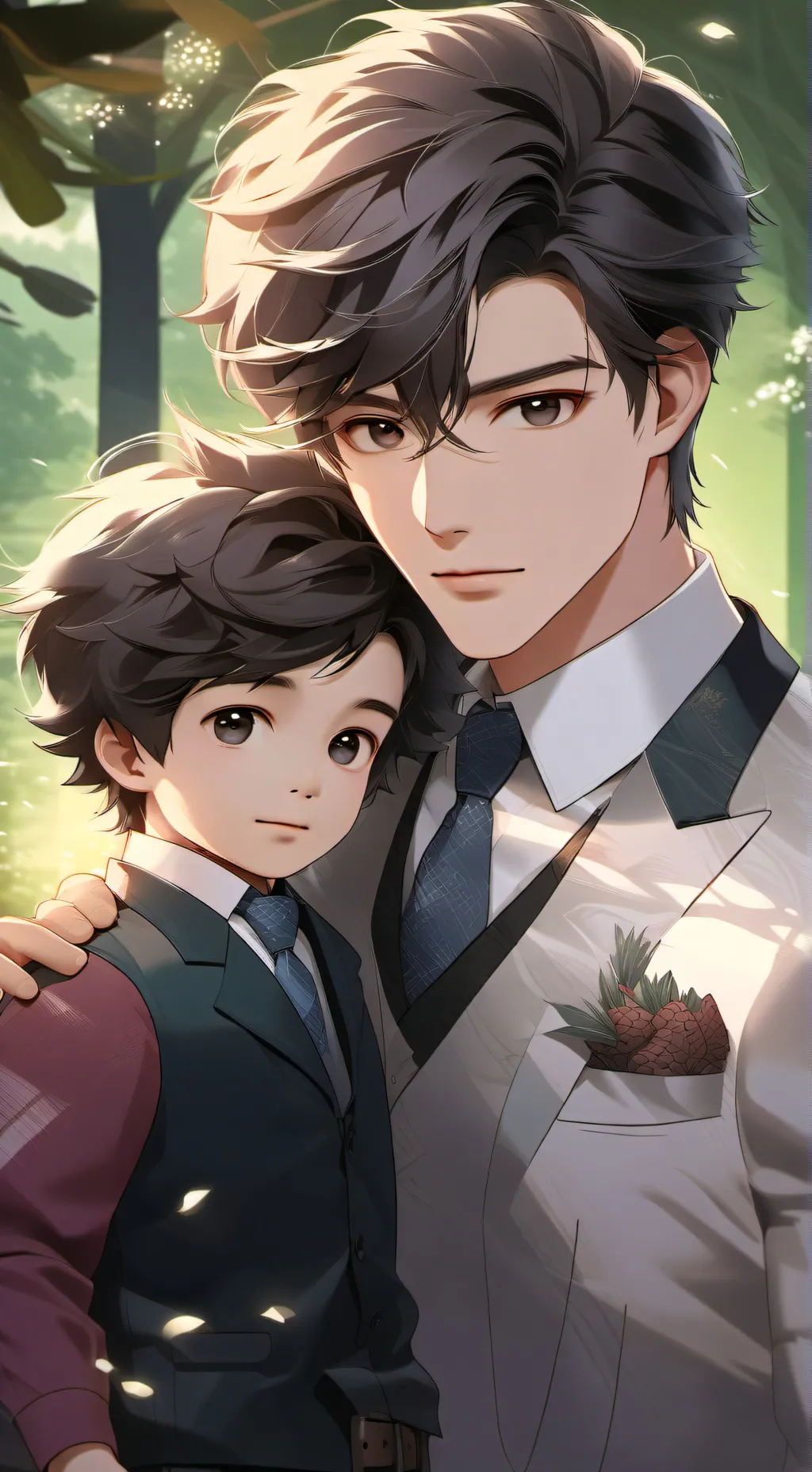 ai character: CEO Max & has son  background