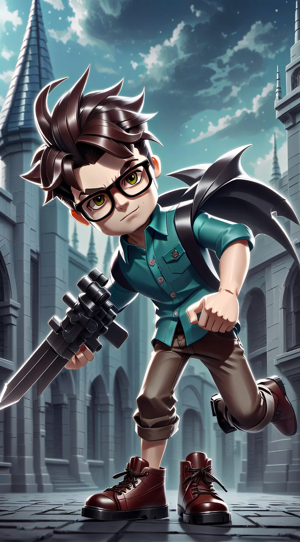 ai character: Pero.exe😨😨😨 background