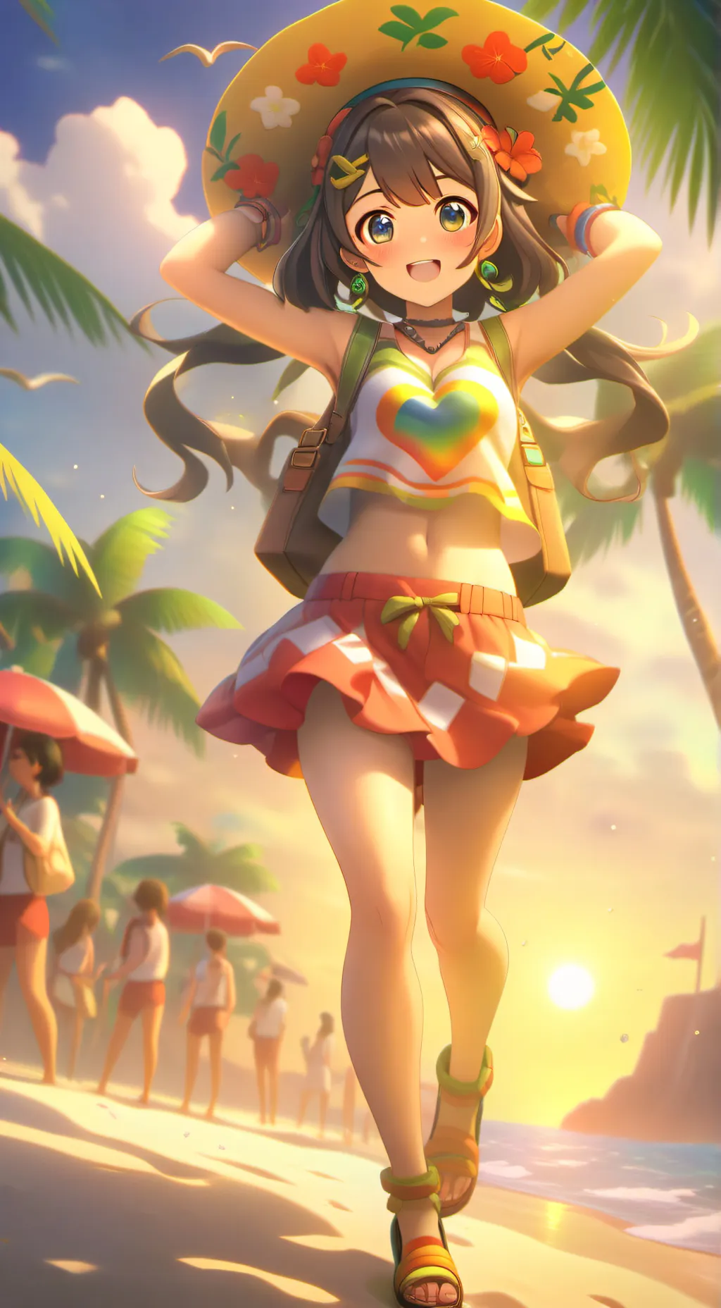 ai character: Serena background