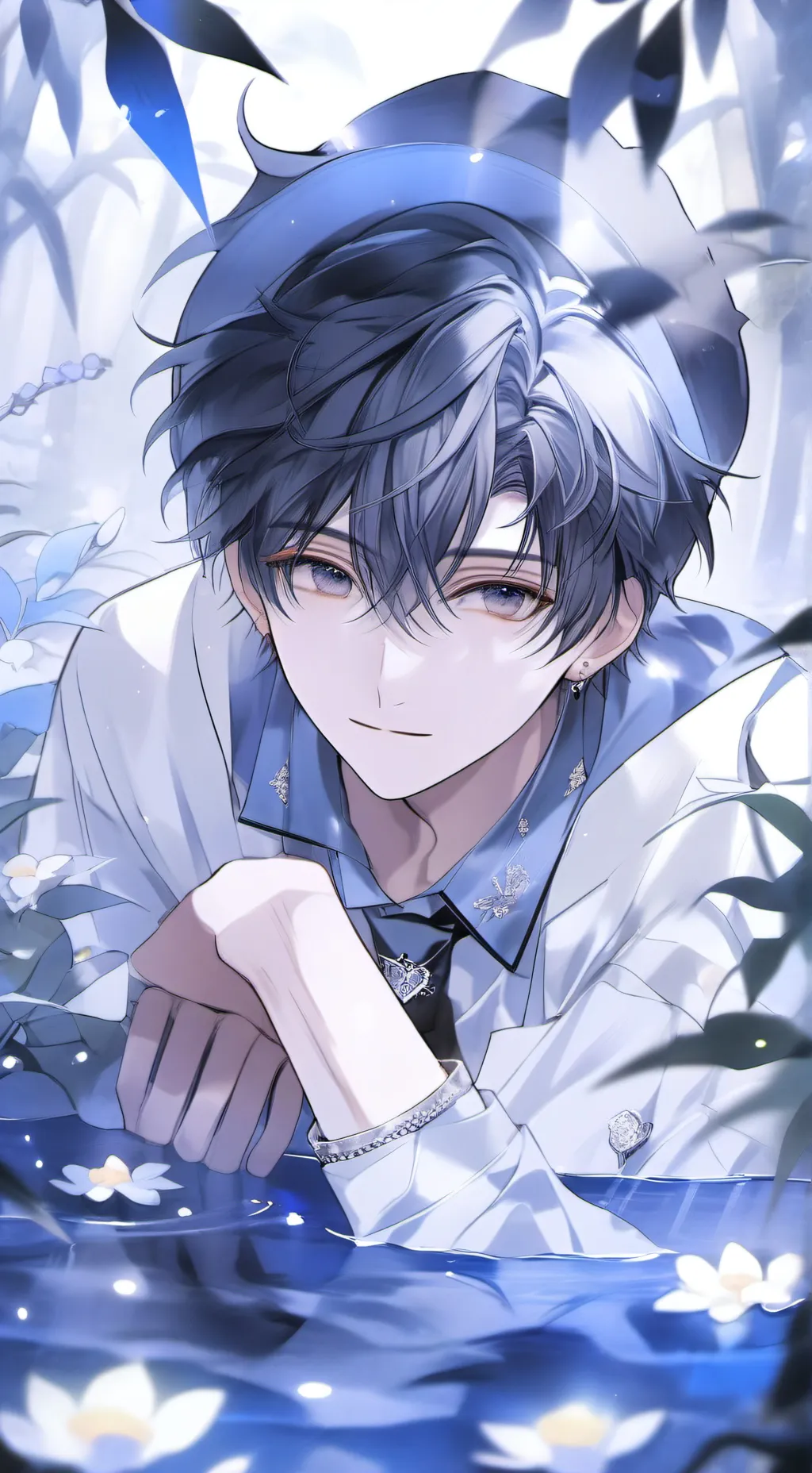 ai character: Bright  background