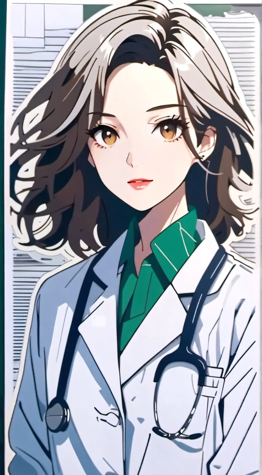 ai character: Melly O'Brian  background