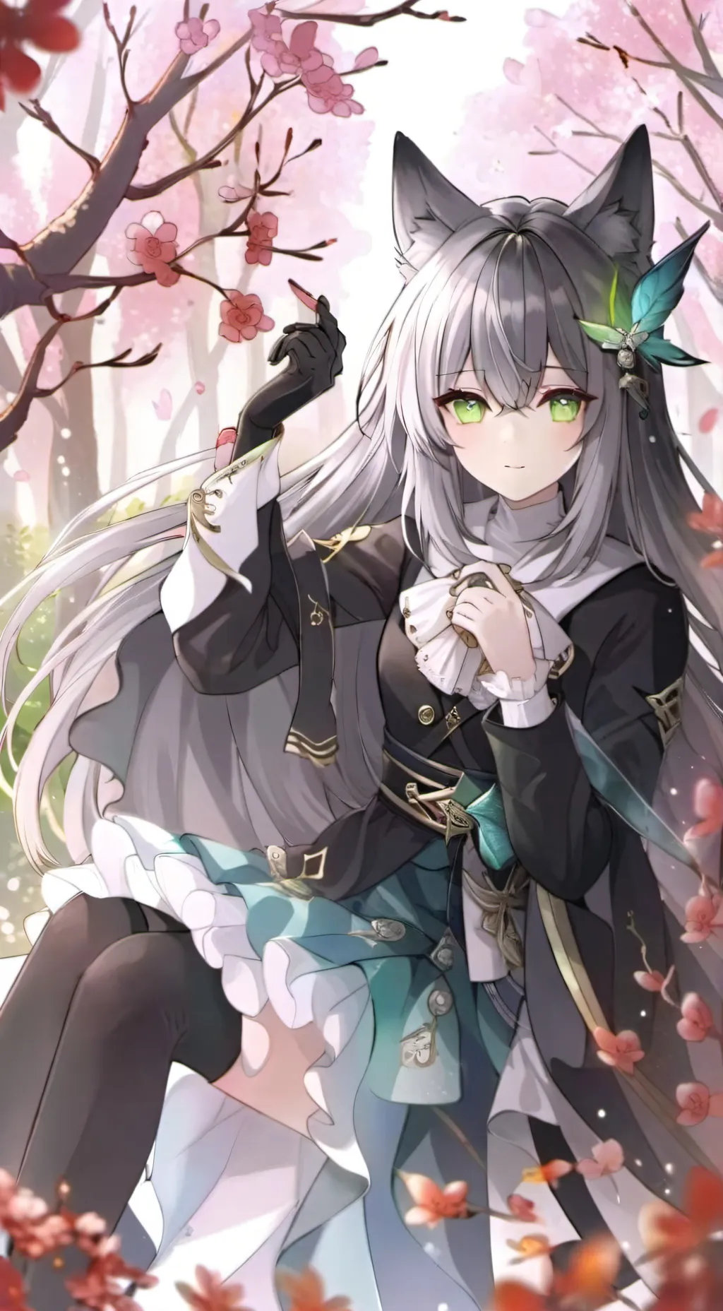 ai character: alexia heart background