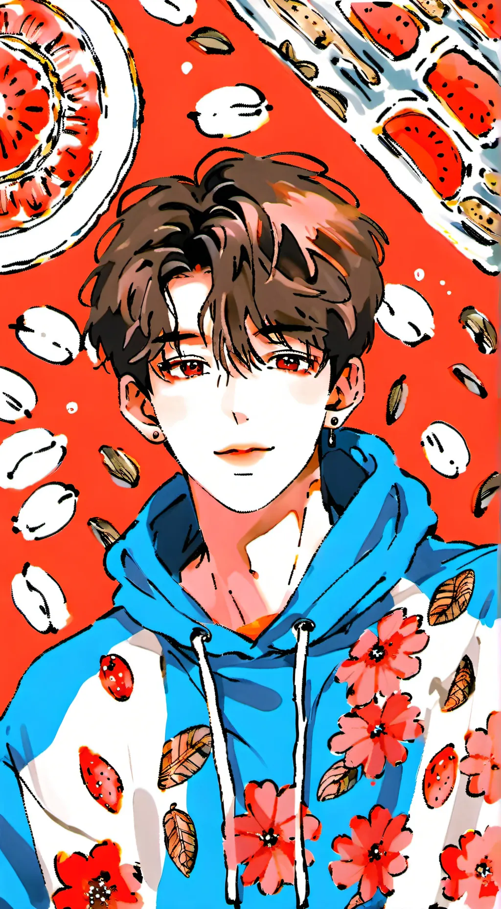 ai character: yubin niiku  background