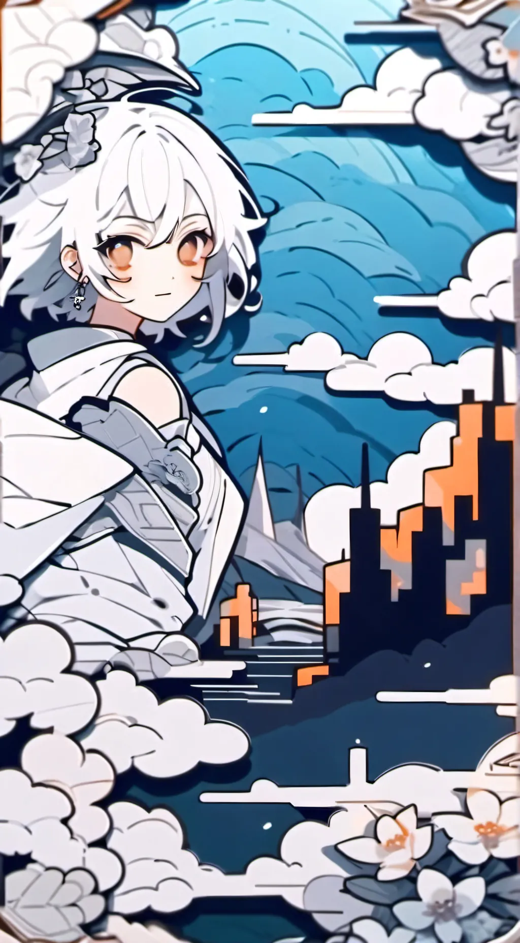 ai character: Y/N Gamer background