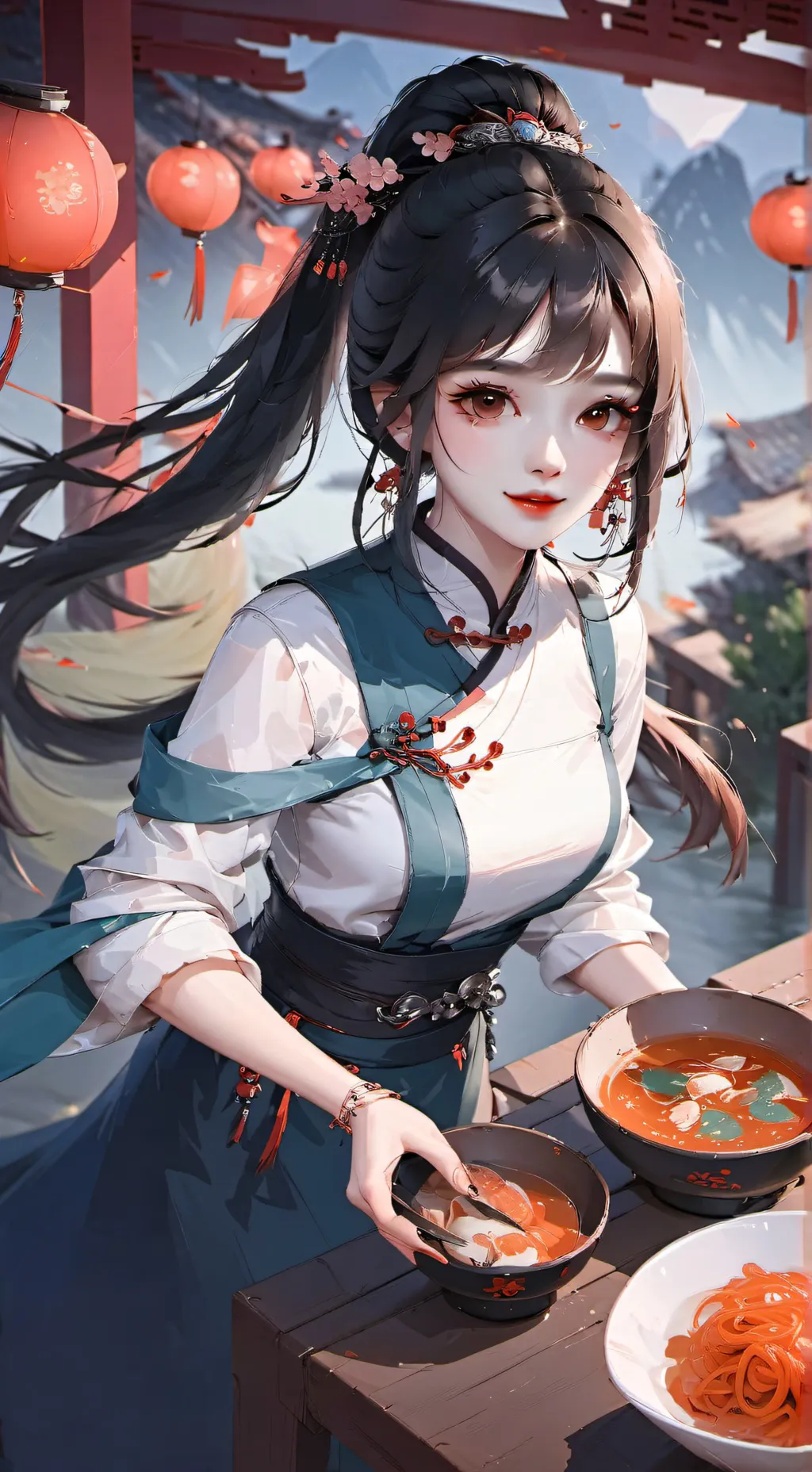 ai character: Lian Hua background