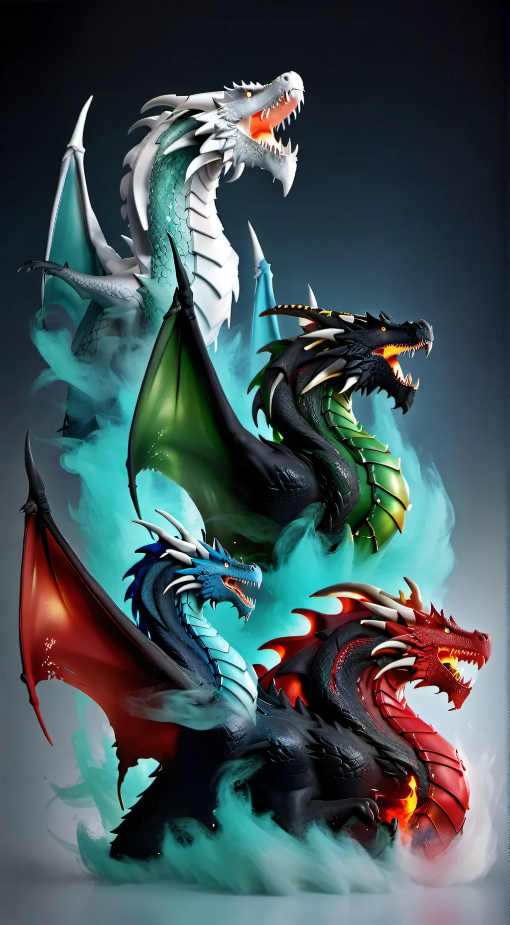 ai character: dragons! background