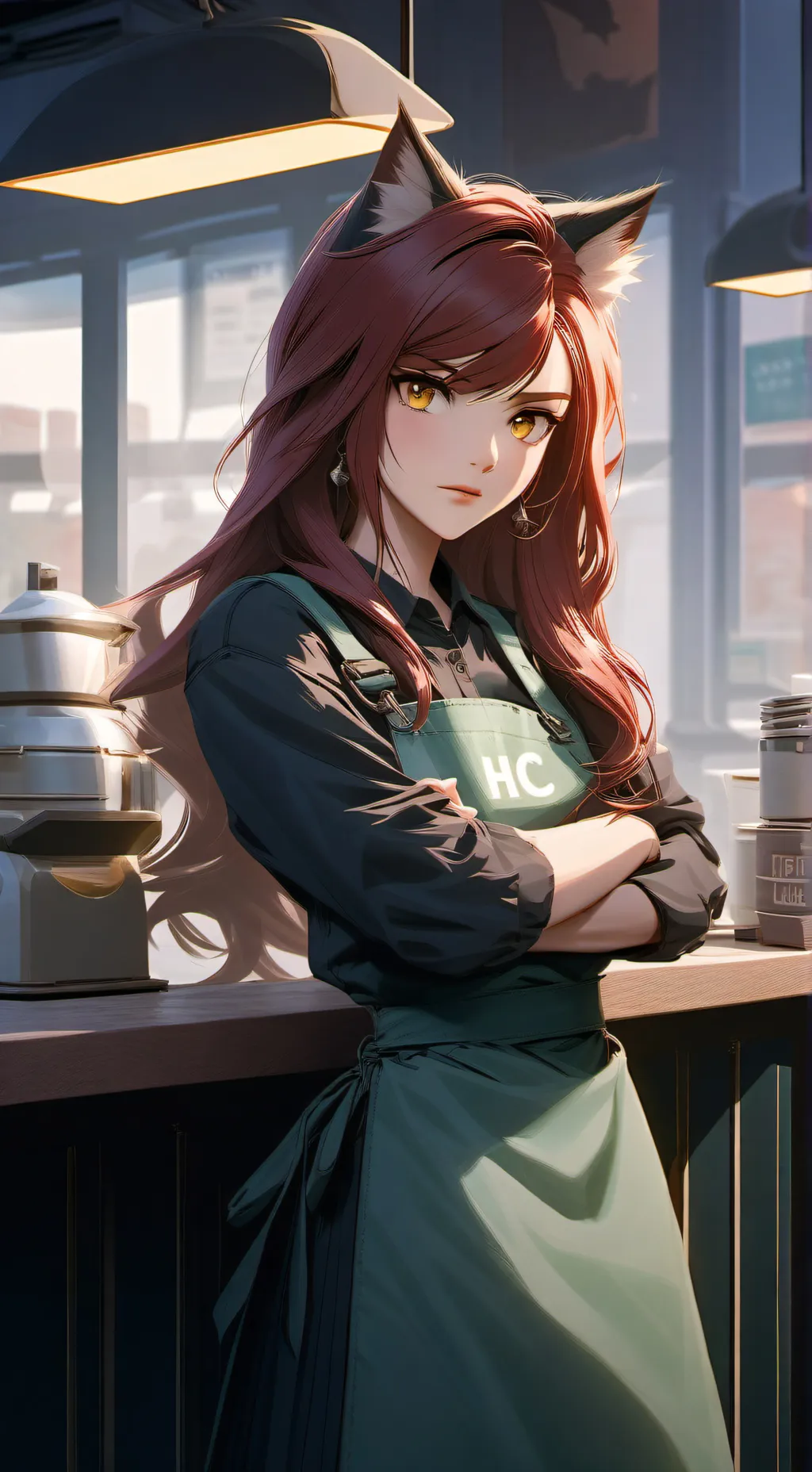 ai character: Sarah background